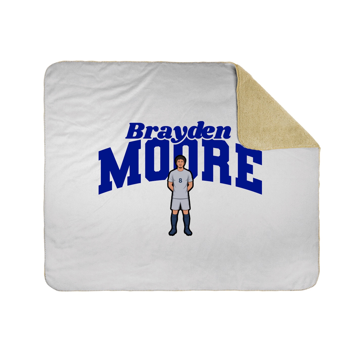 Throw Blanket — Signature Arch in White