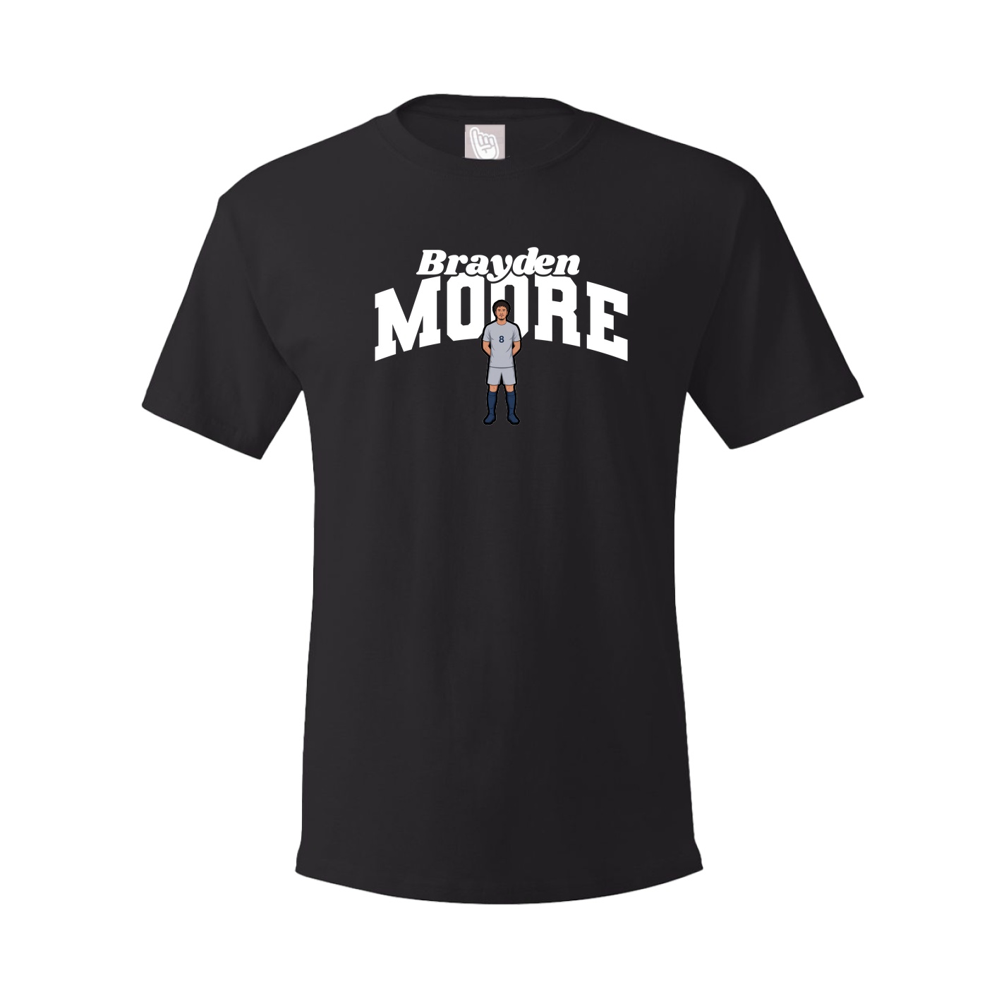 Youth Tee — Signature Arch in Black