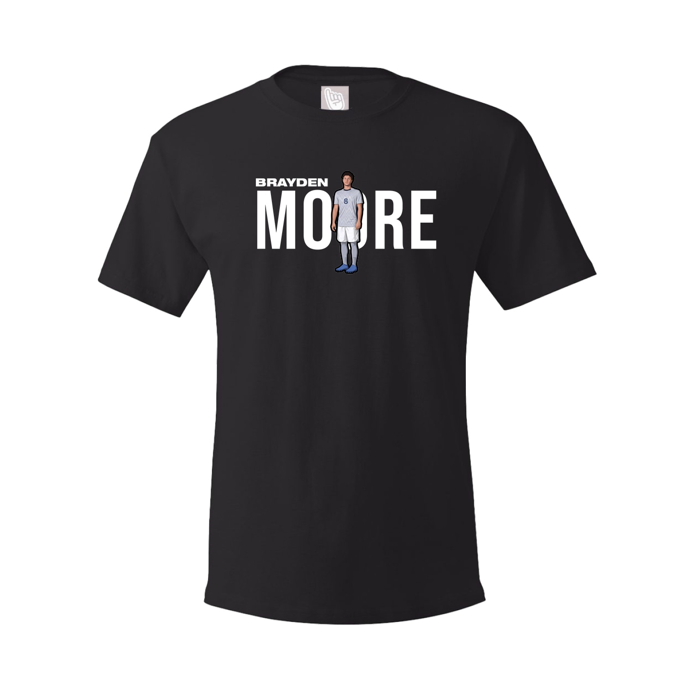 Tee — Player Name in Black