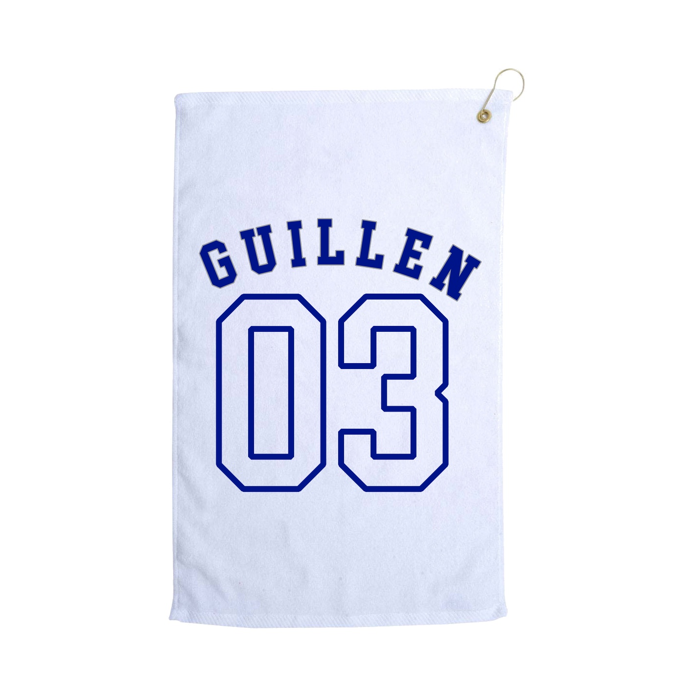 Golf Towel — Shirsey Arch in White