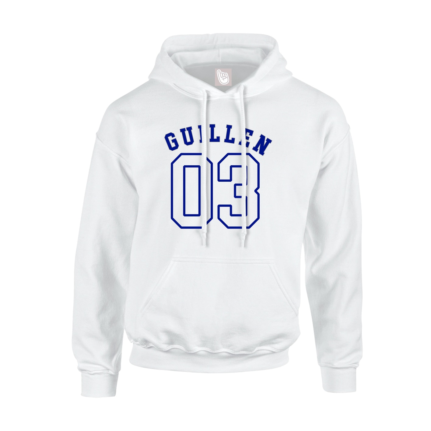 Hoodie — Shirsey Arch in White