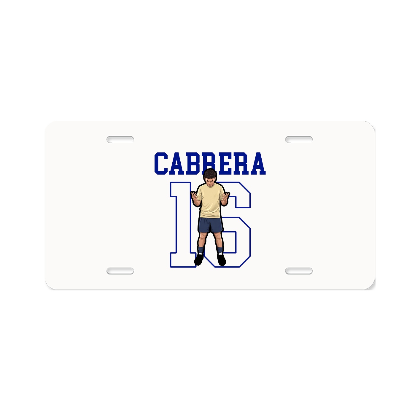 License Plate — Shirsey in Classic