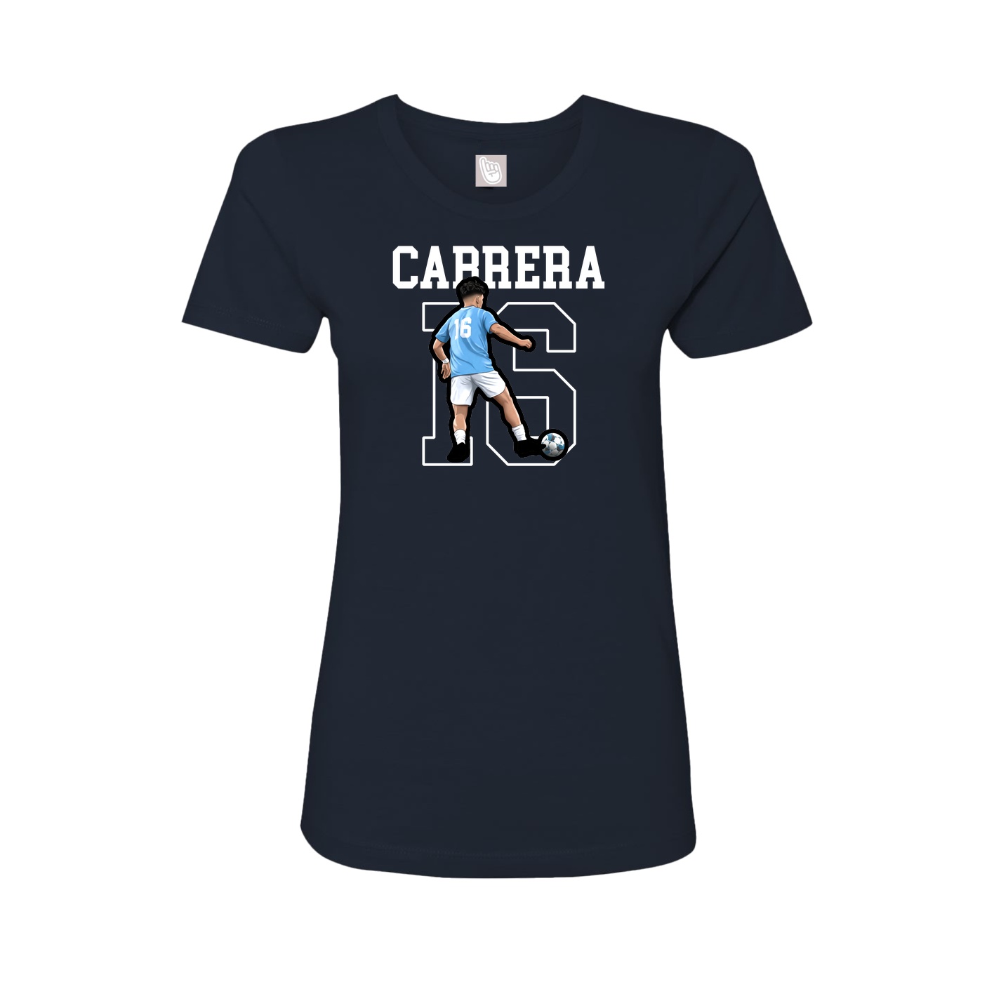 Fitted Women's Tee — Shirsey in Navy