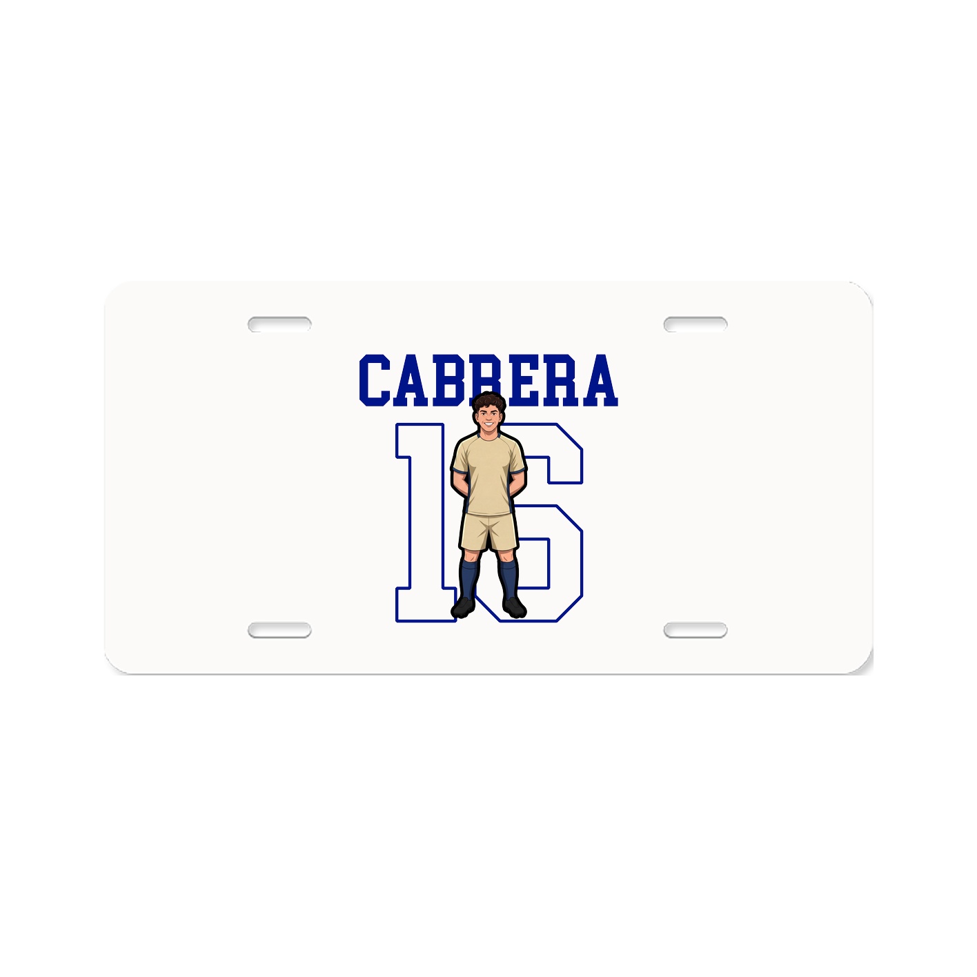 License Plate — Shirsey in Classic