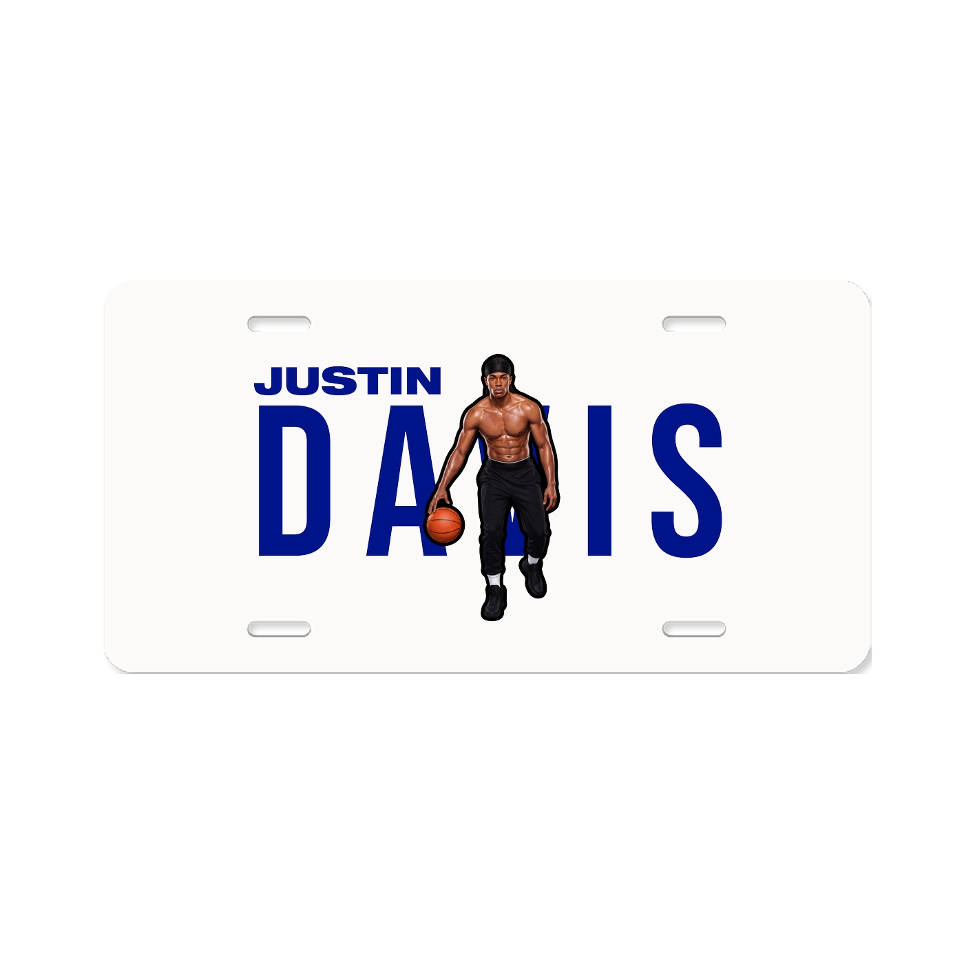 License Plate — Player Name in Classic
