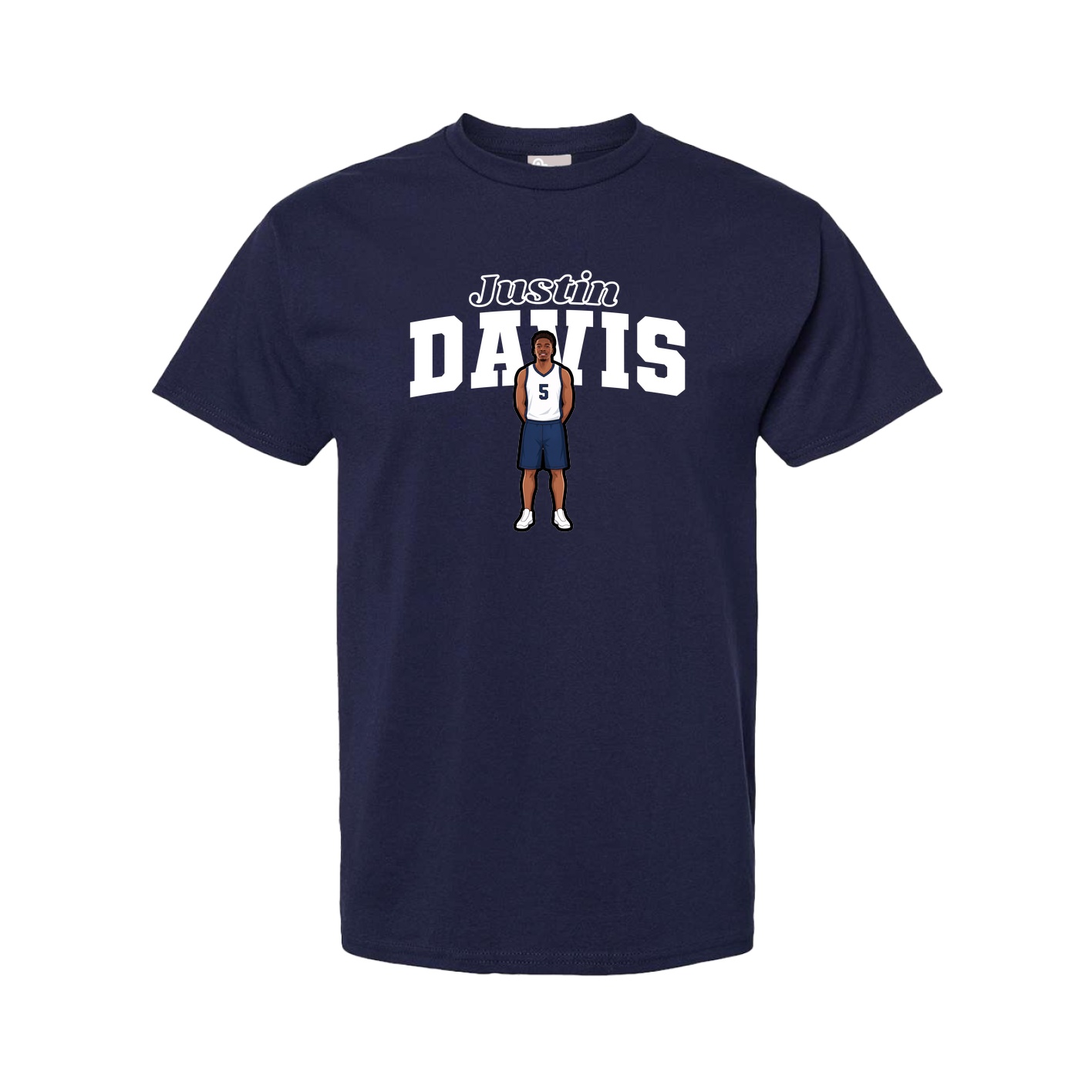 Youth Tee — Name Arch in Navy