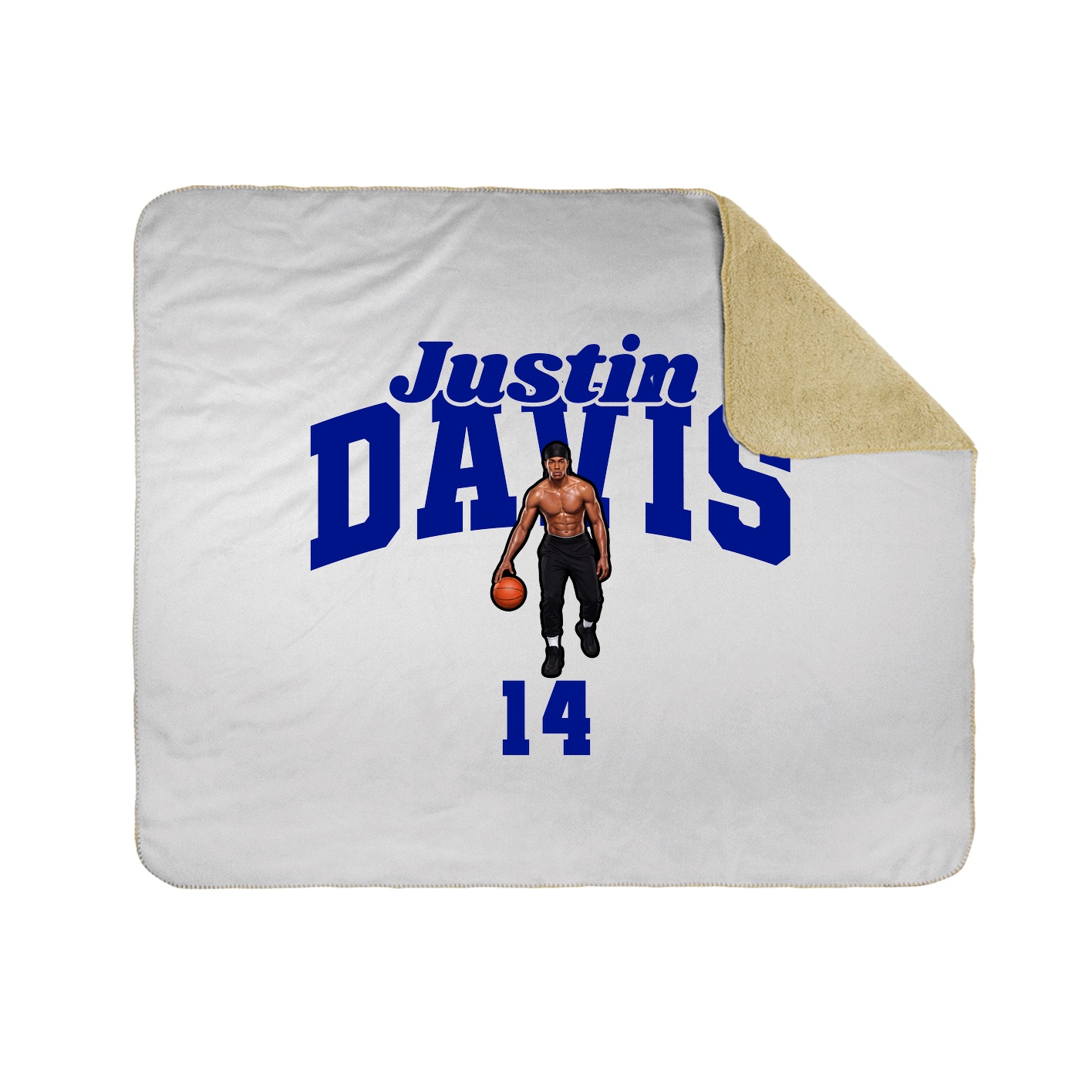 Throw Blanket — Signature Arch in White