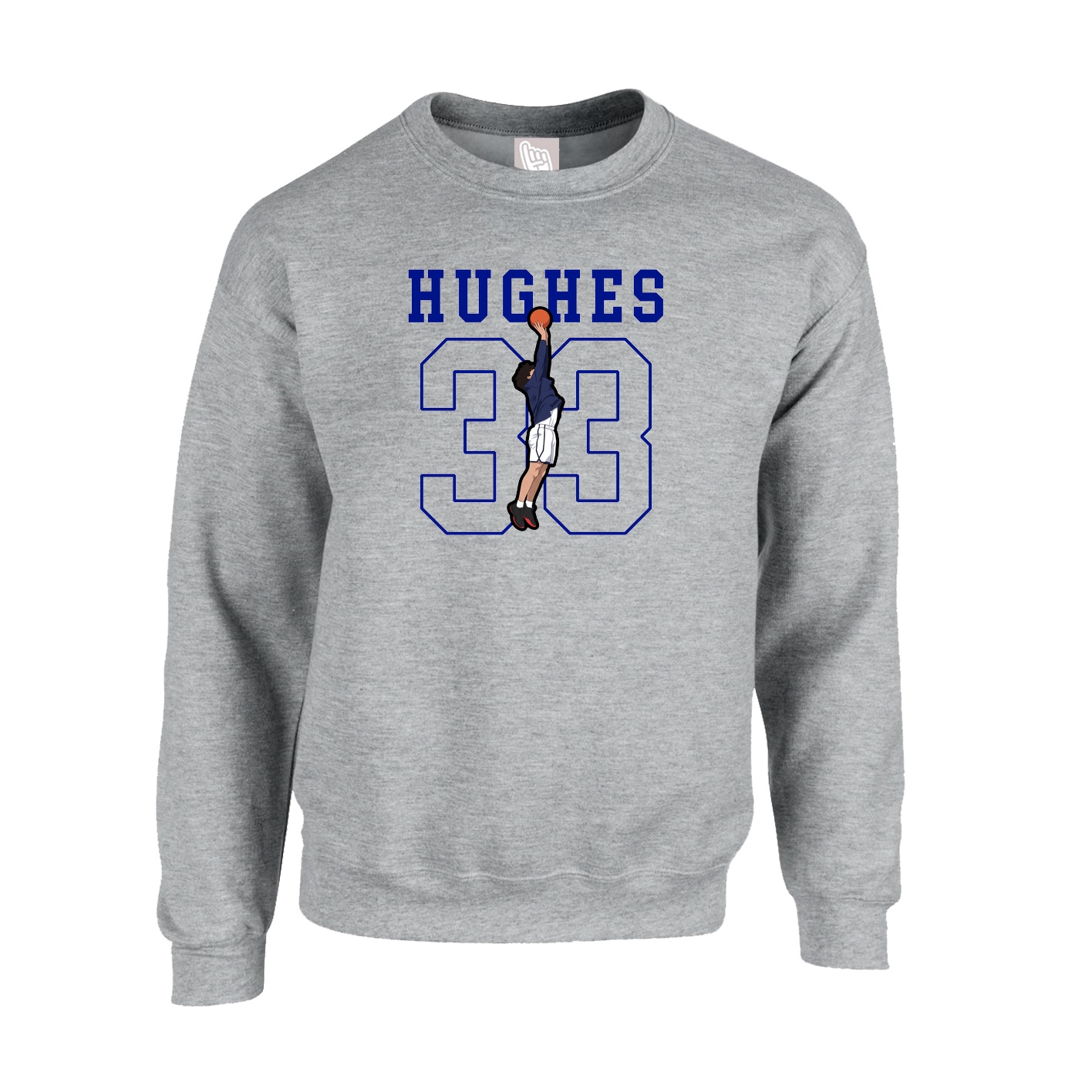 Fleece Crew — Shirsey in Grey