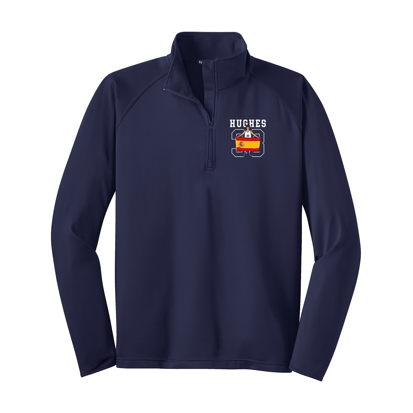 Q-Zip Pullover — Shirsey in Navy