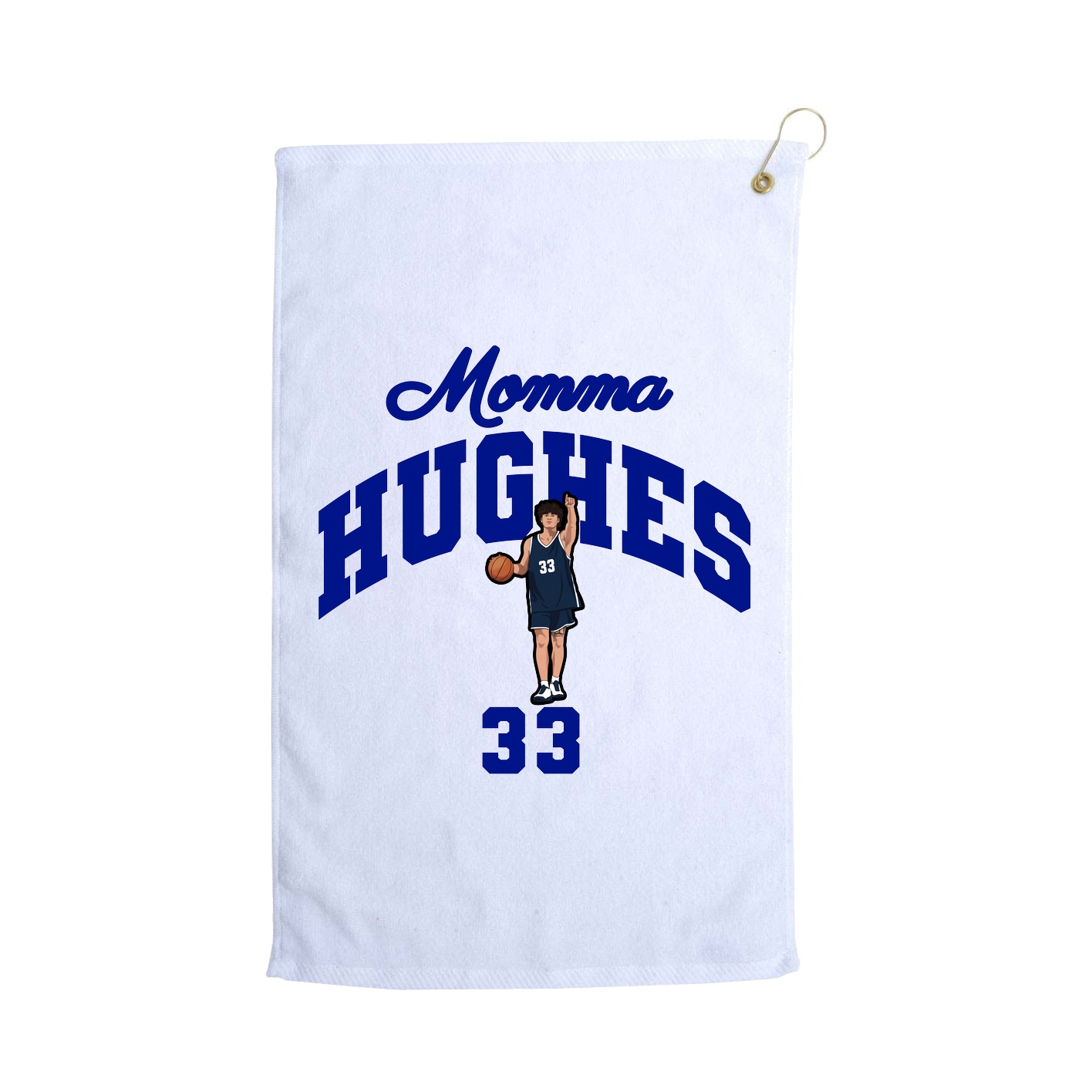 Golf Towel — Mothers Day Arch in White