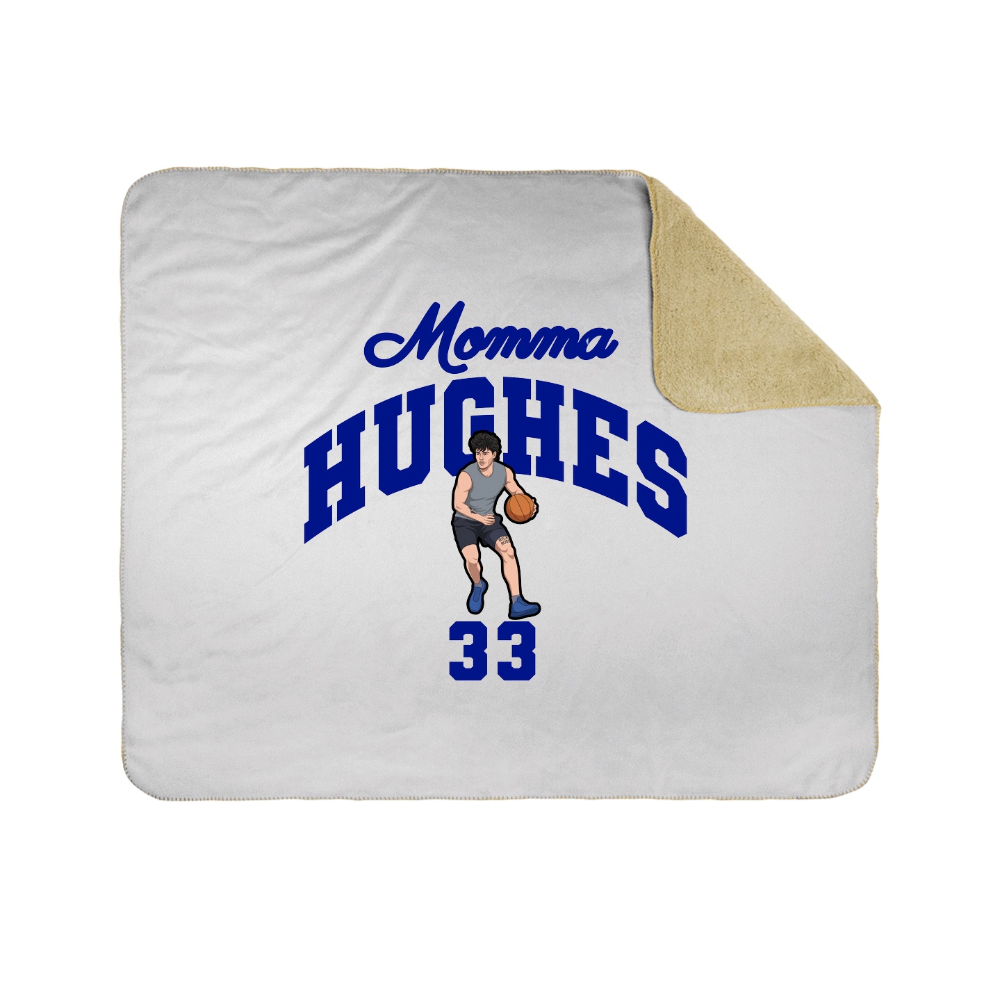 Throw Blanket — Mothers Day Arch in White