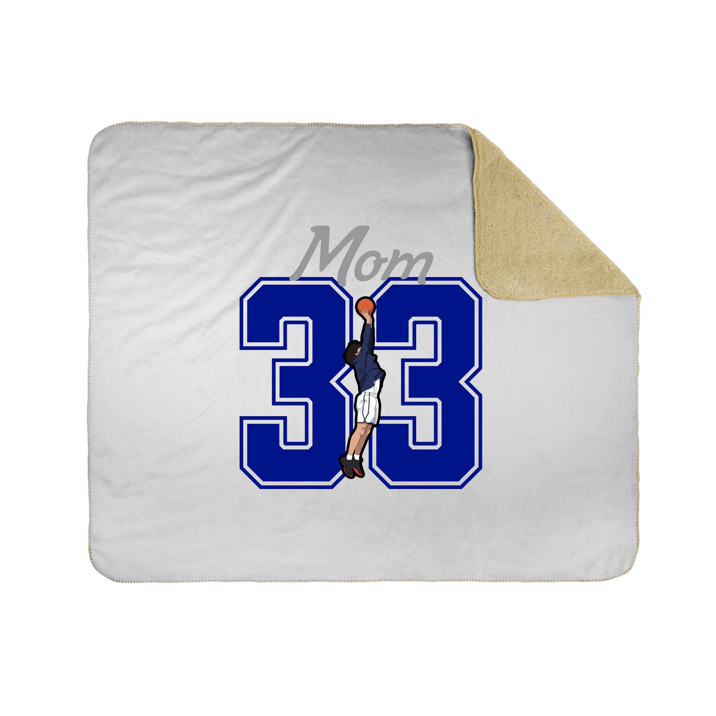Throw Blanket — Mothers Day Shirsey in White