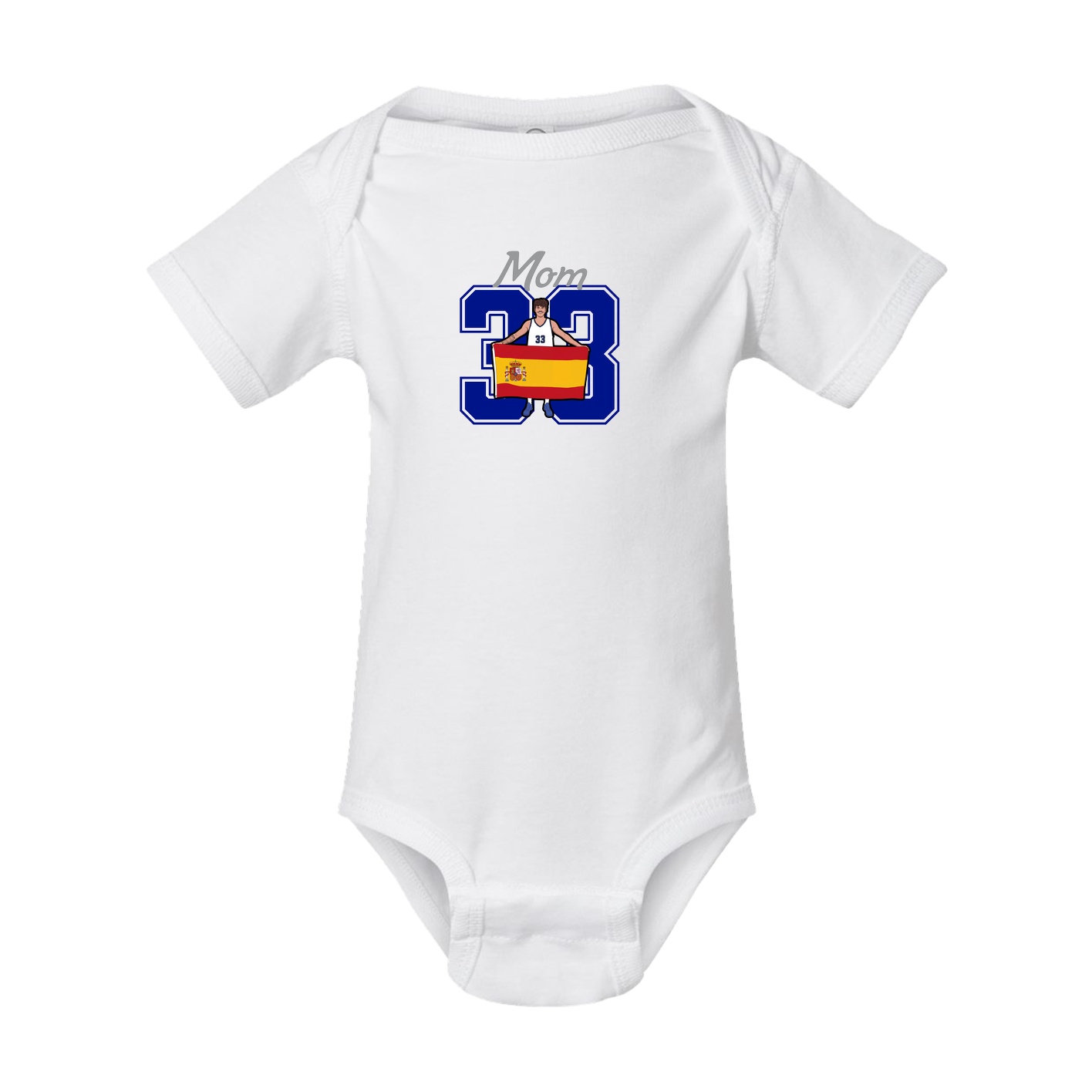 Baby Onesie — Mothers Day Shirsey in White