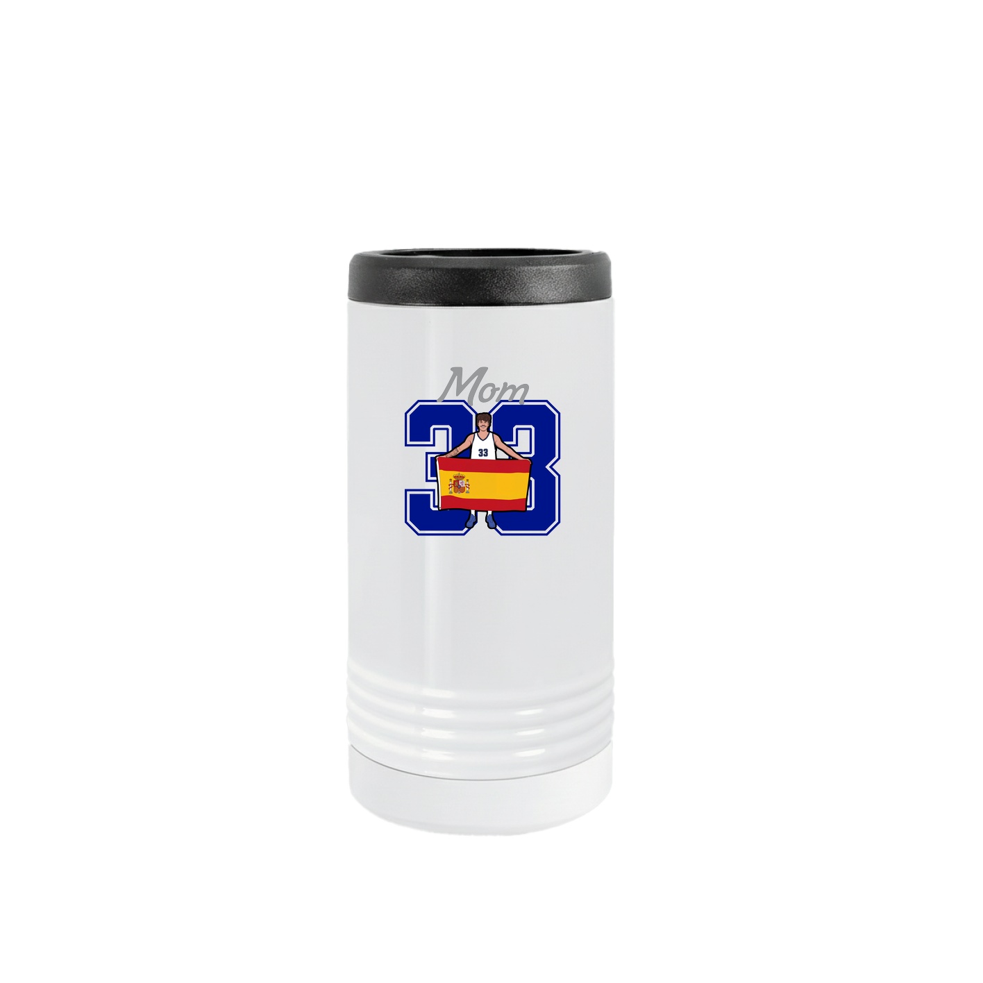 Slim Beverage Holder — Mothers Day Shirsey in White