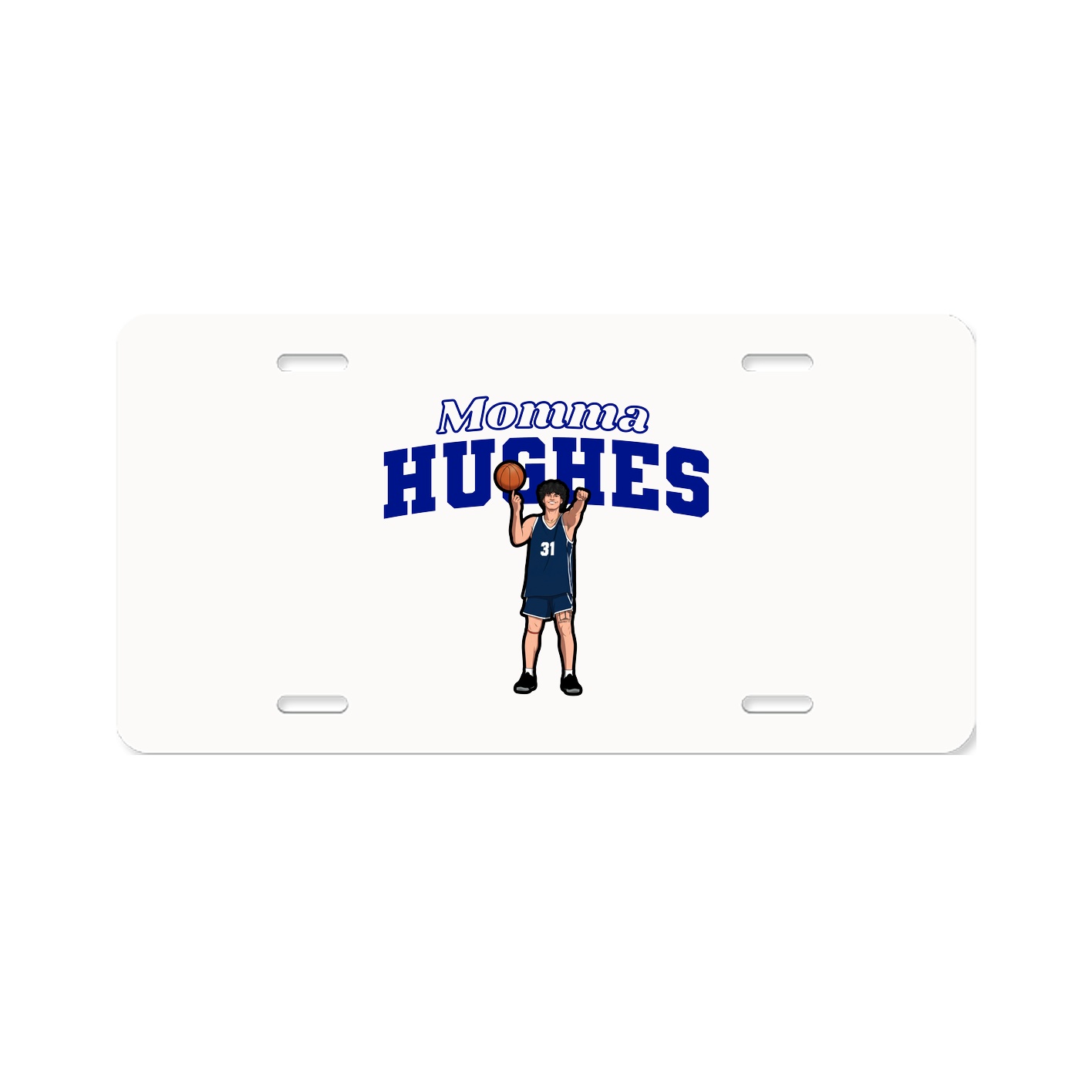 License Plate — Mothers Day Block in Classic