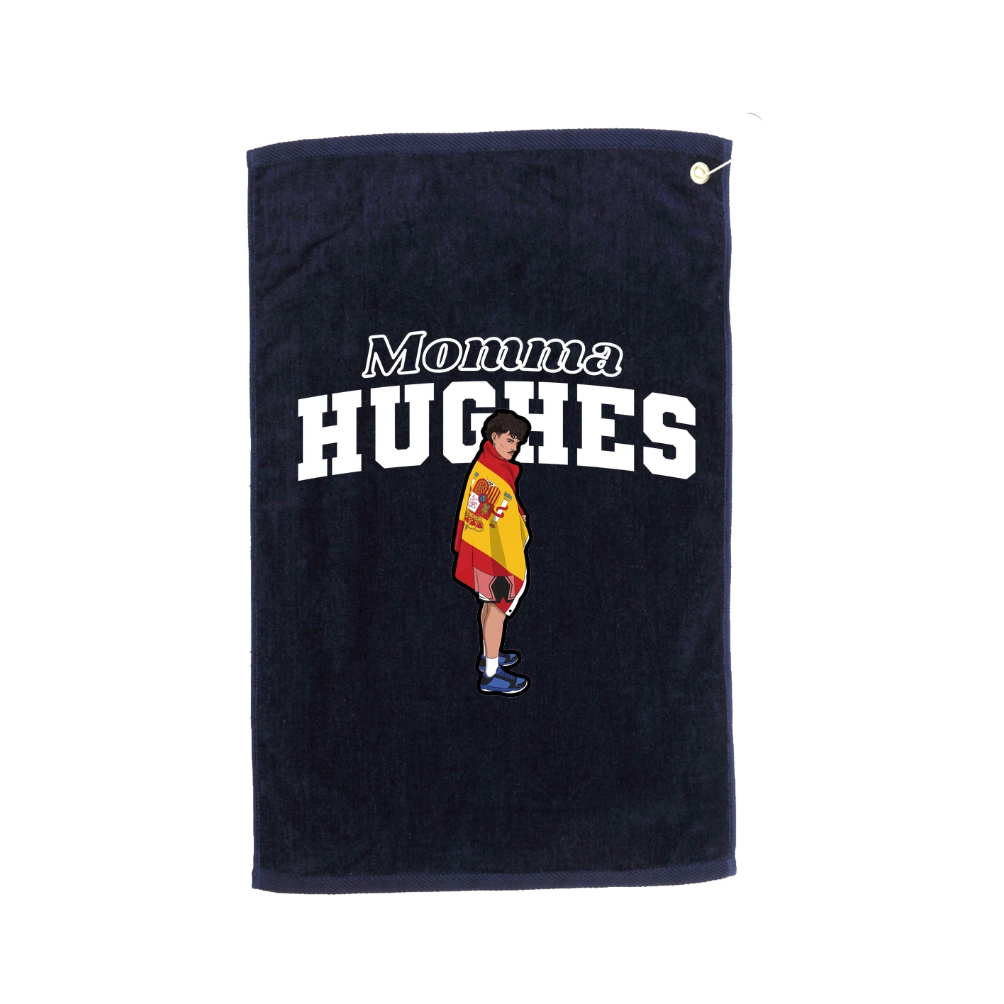 Golf Towel — Mothers Day Block in Navy