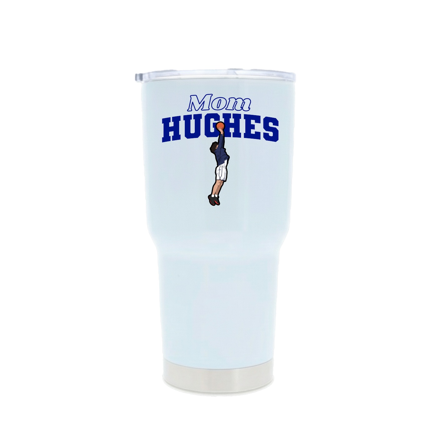 30oz Stainless Steel Tumbler — Mothers Day Block in White