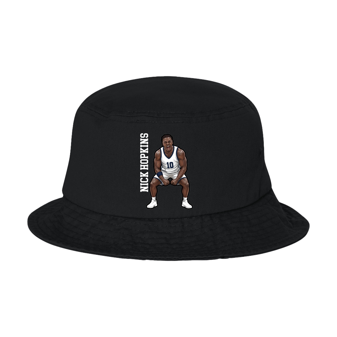 Bucket Cap — Name Vertical in Black
