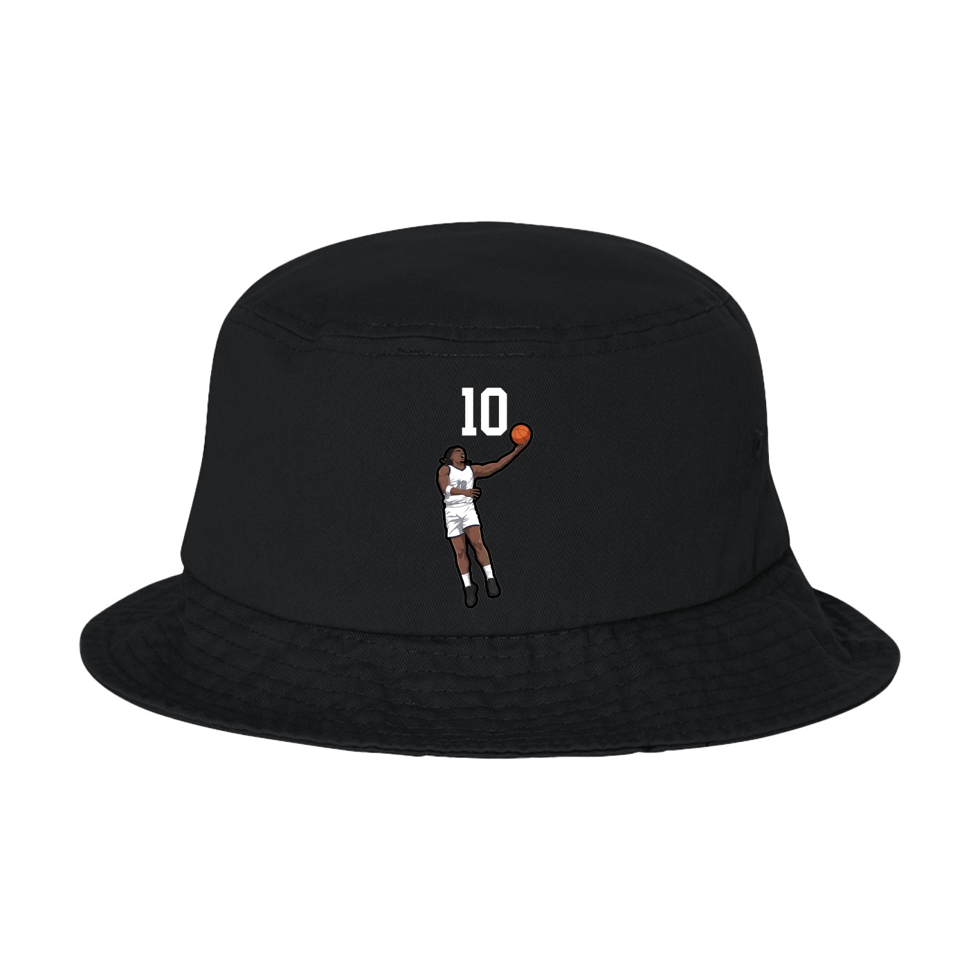 Bucket Cap — Number Top in Black