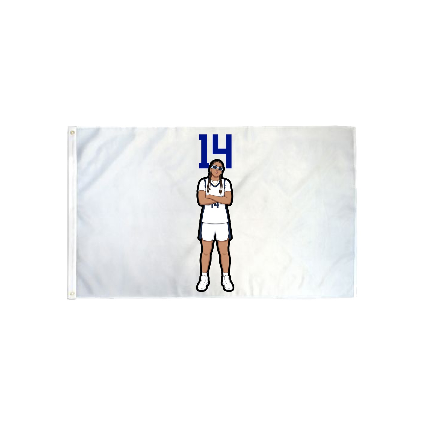 3x5 Flag — Number Top in Classic