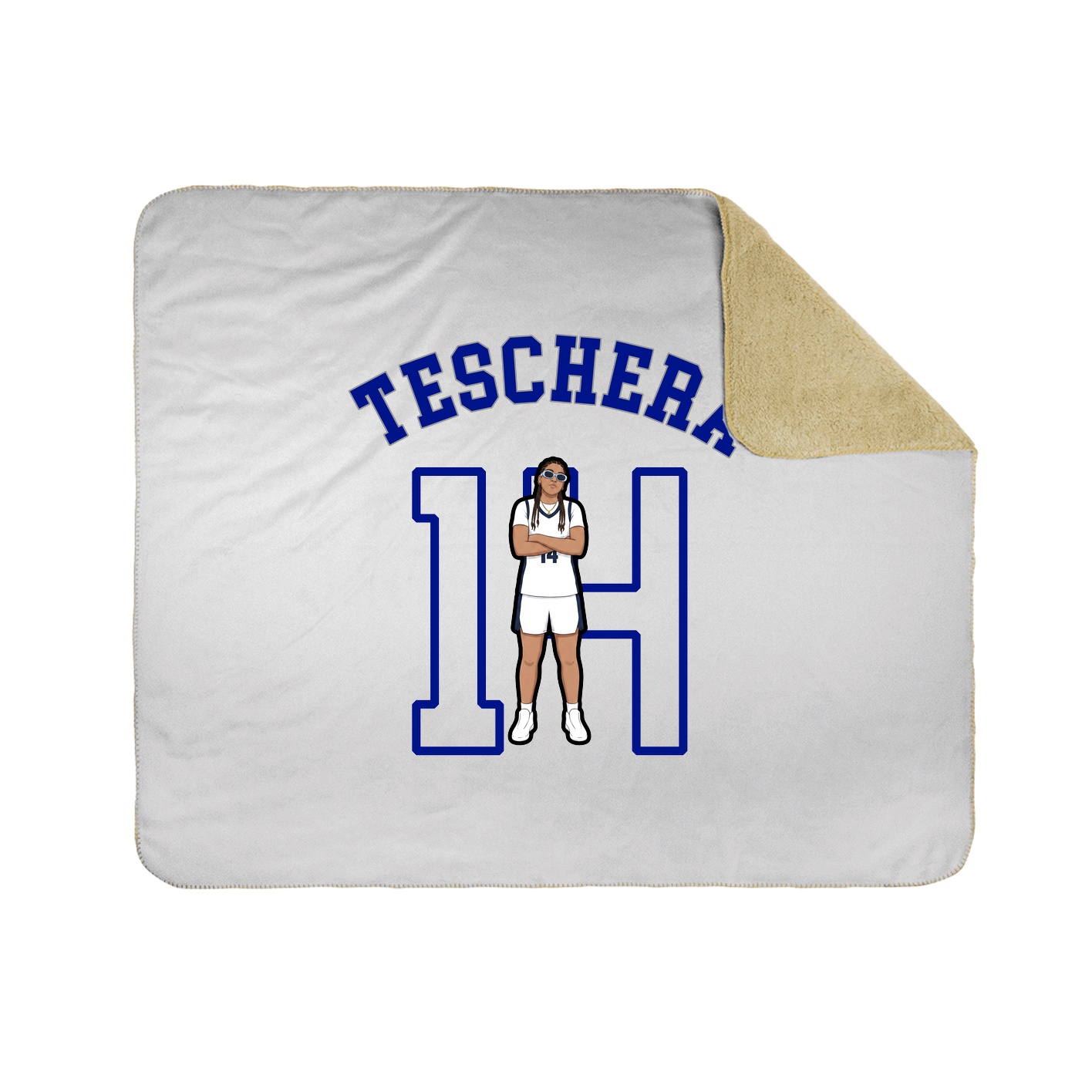 Throw Blanket — Shirsey Arch in White