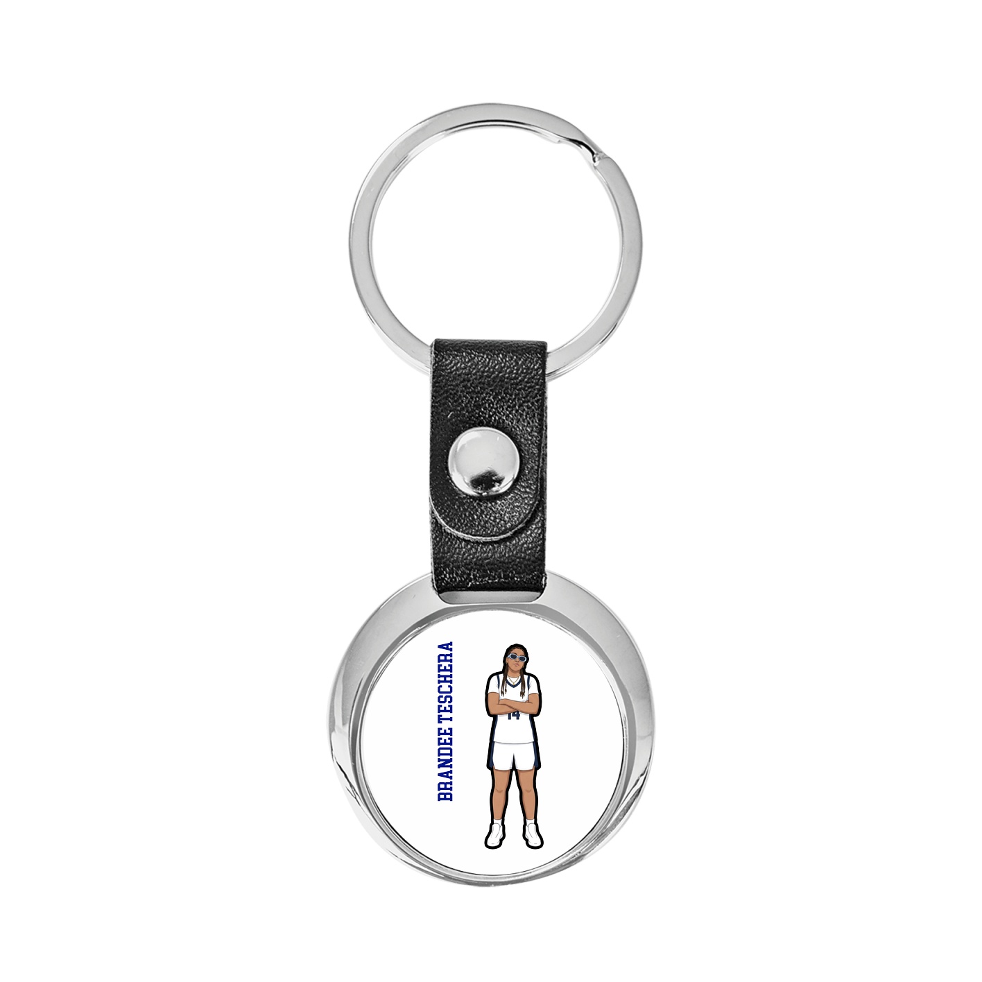 Key Chain — Name Vertical in Classic