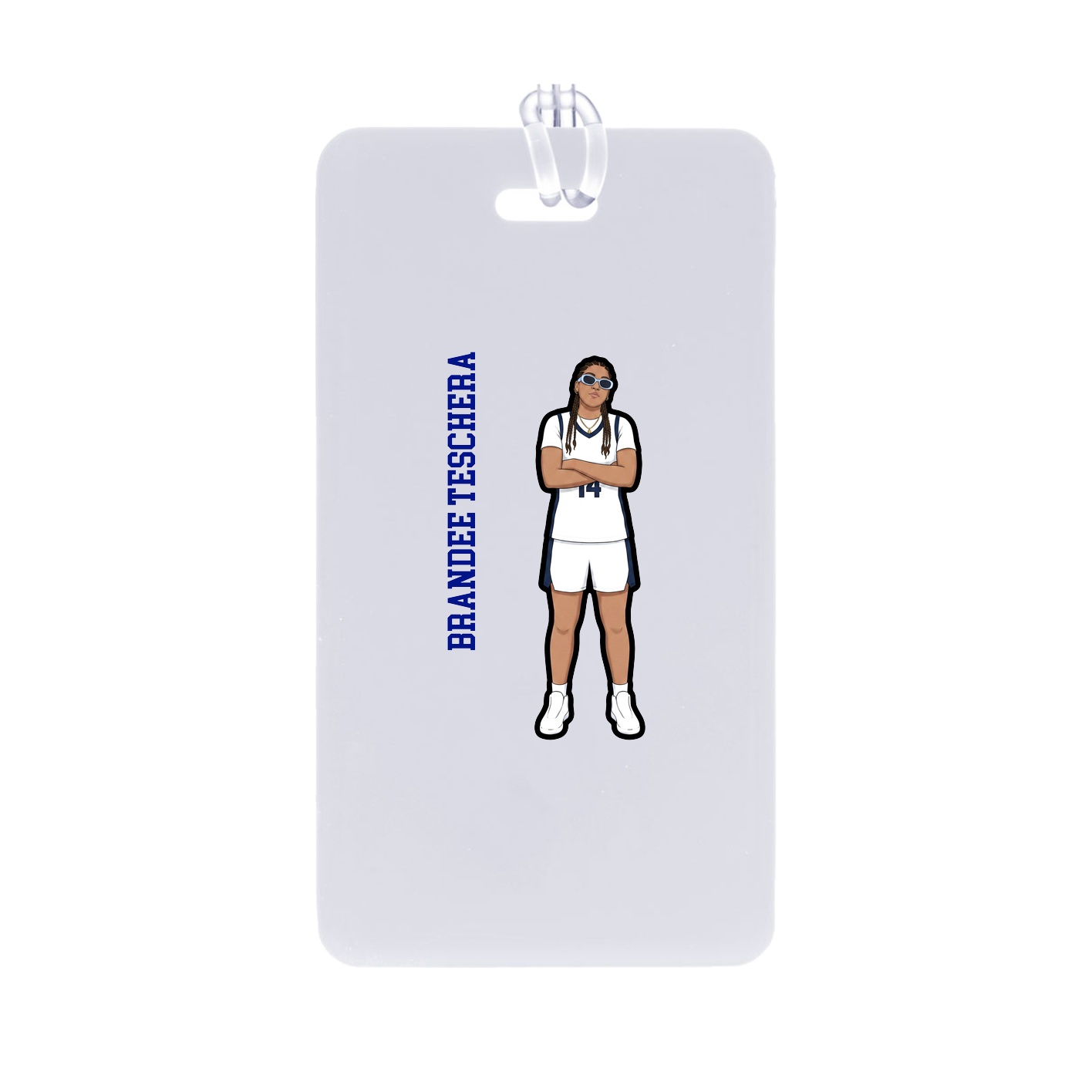 Bag Tag — Name Vertical in Classic