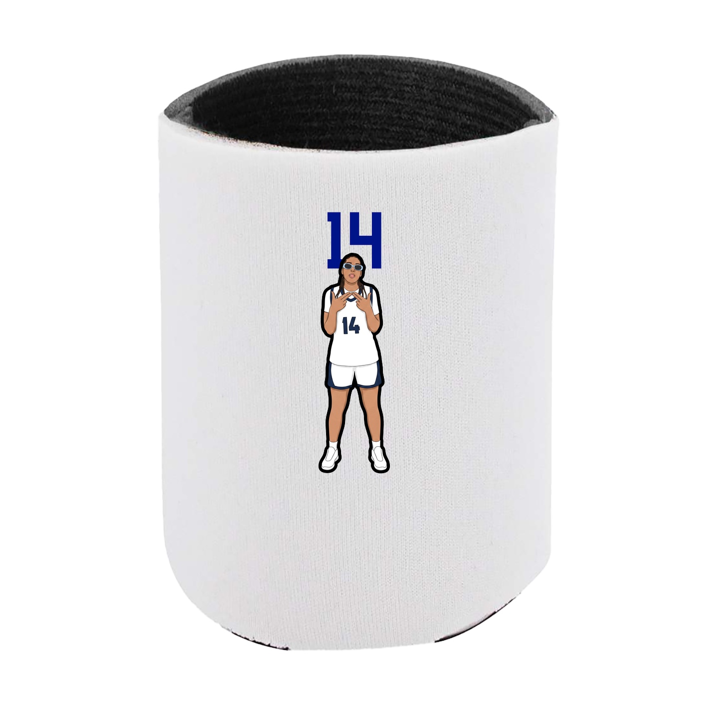 Can Holder — Number Top in White
