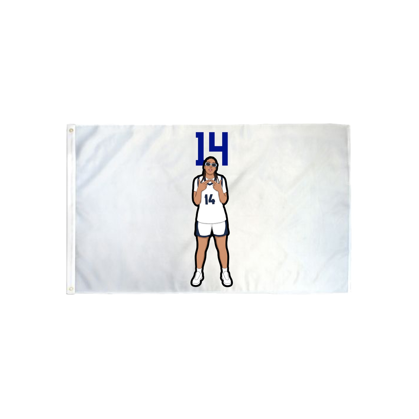3x5 Flag — Number Top in Classic