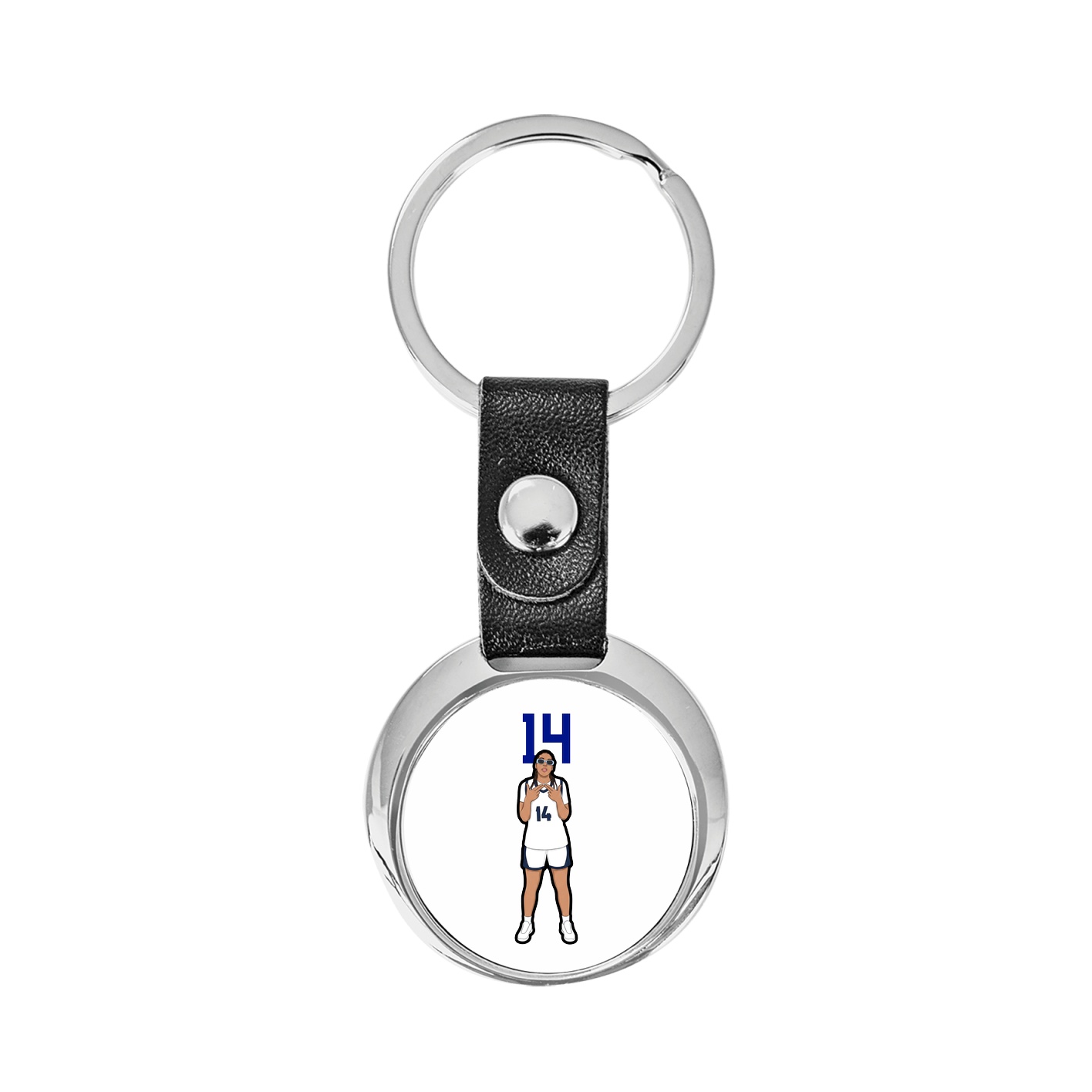 Key Chain — Number Top in Classic