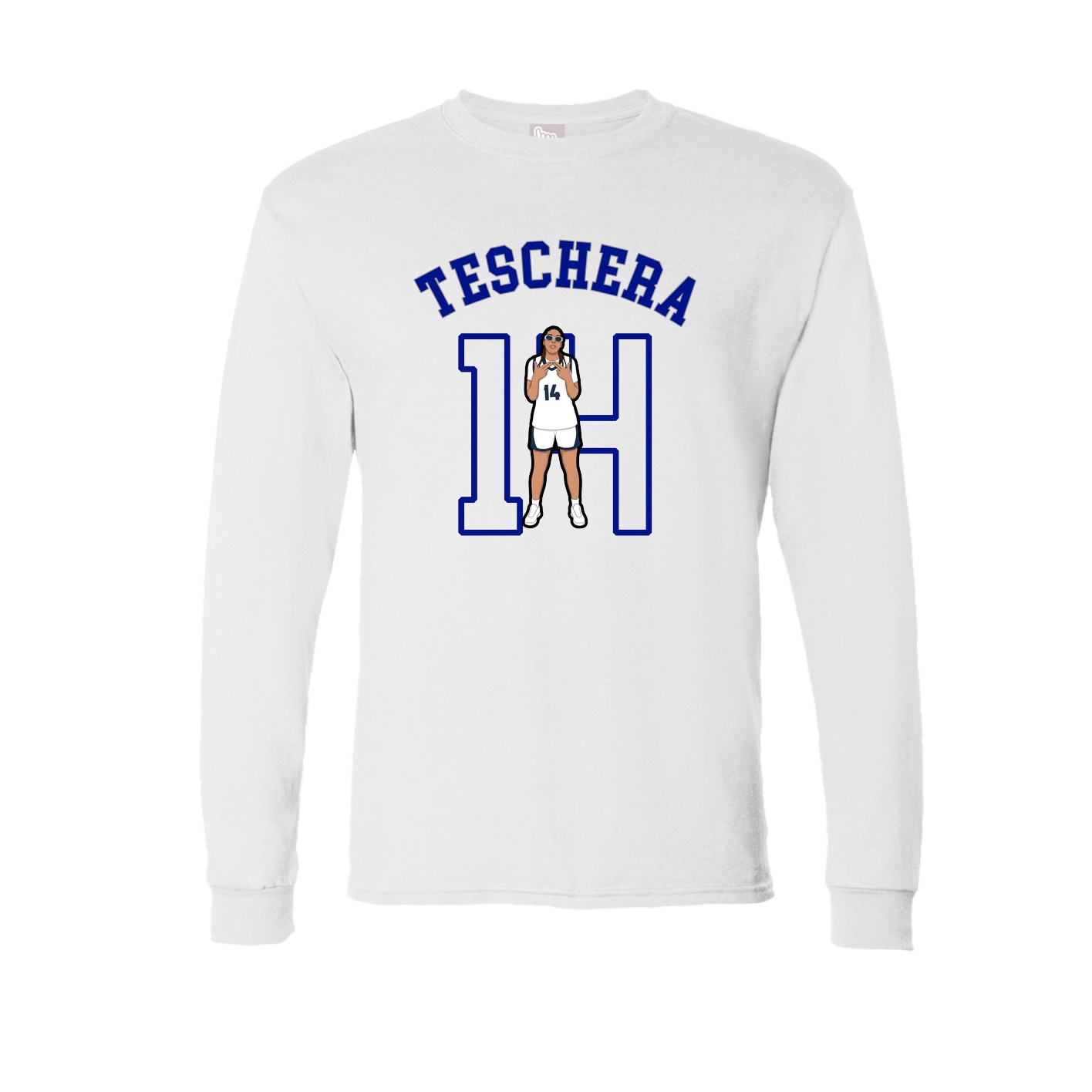 Long Sleeve Tee — Shirsey Arch in White