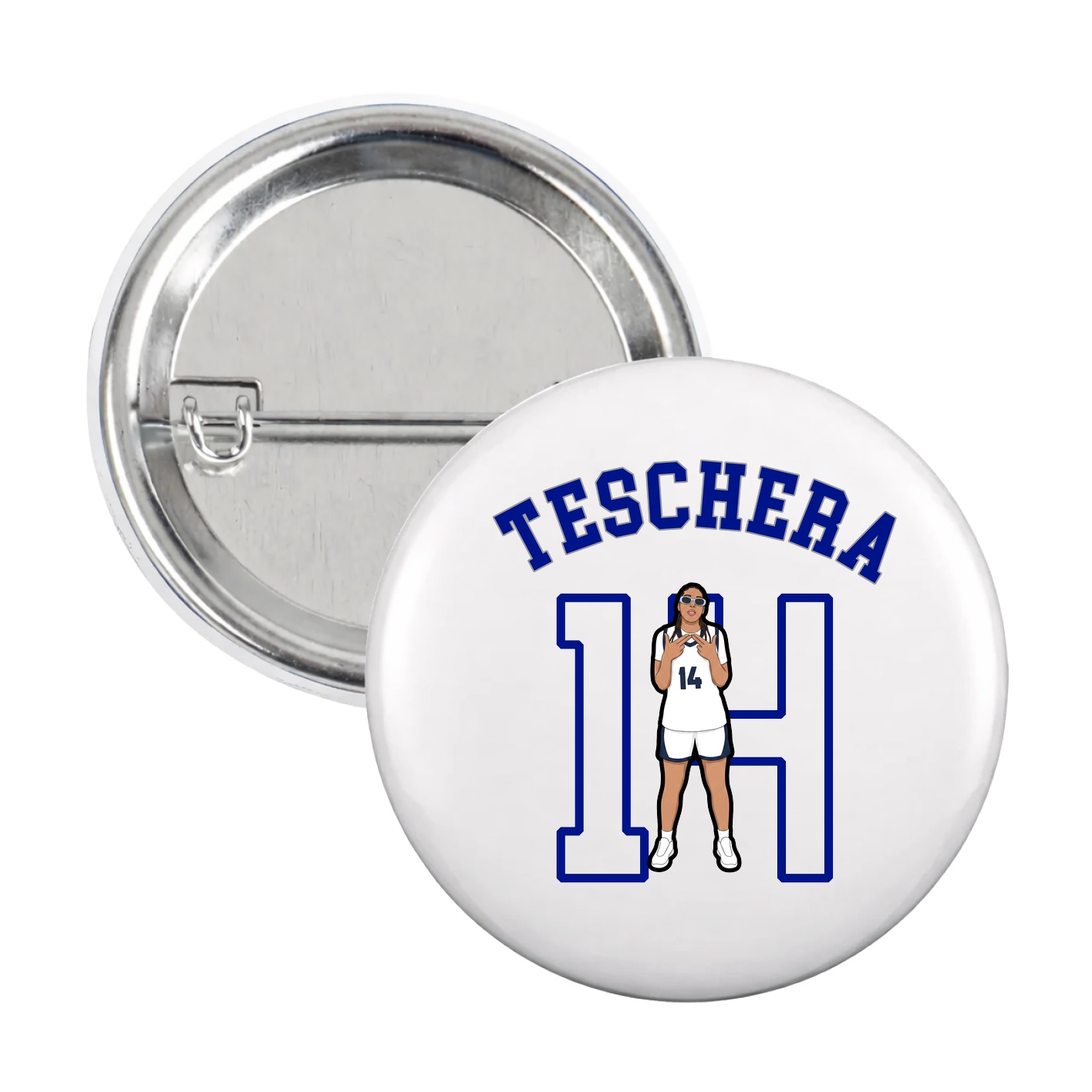 Game Day Button — Shirsey Arch in White