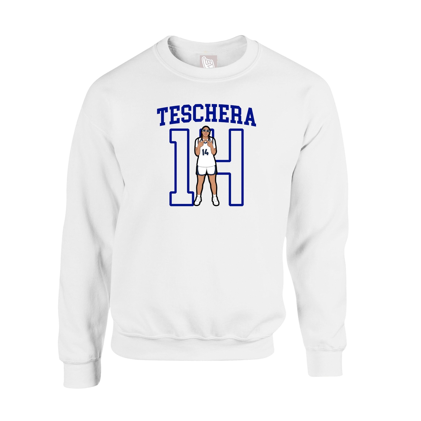 Fleece Crew — Shirsey in White