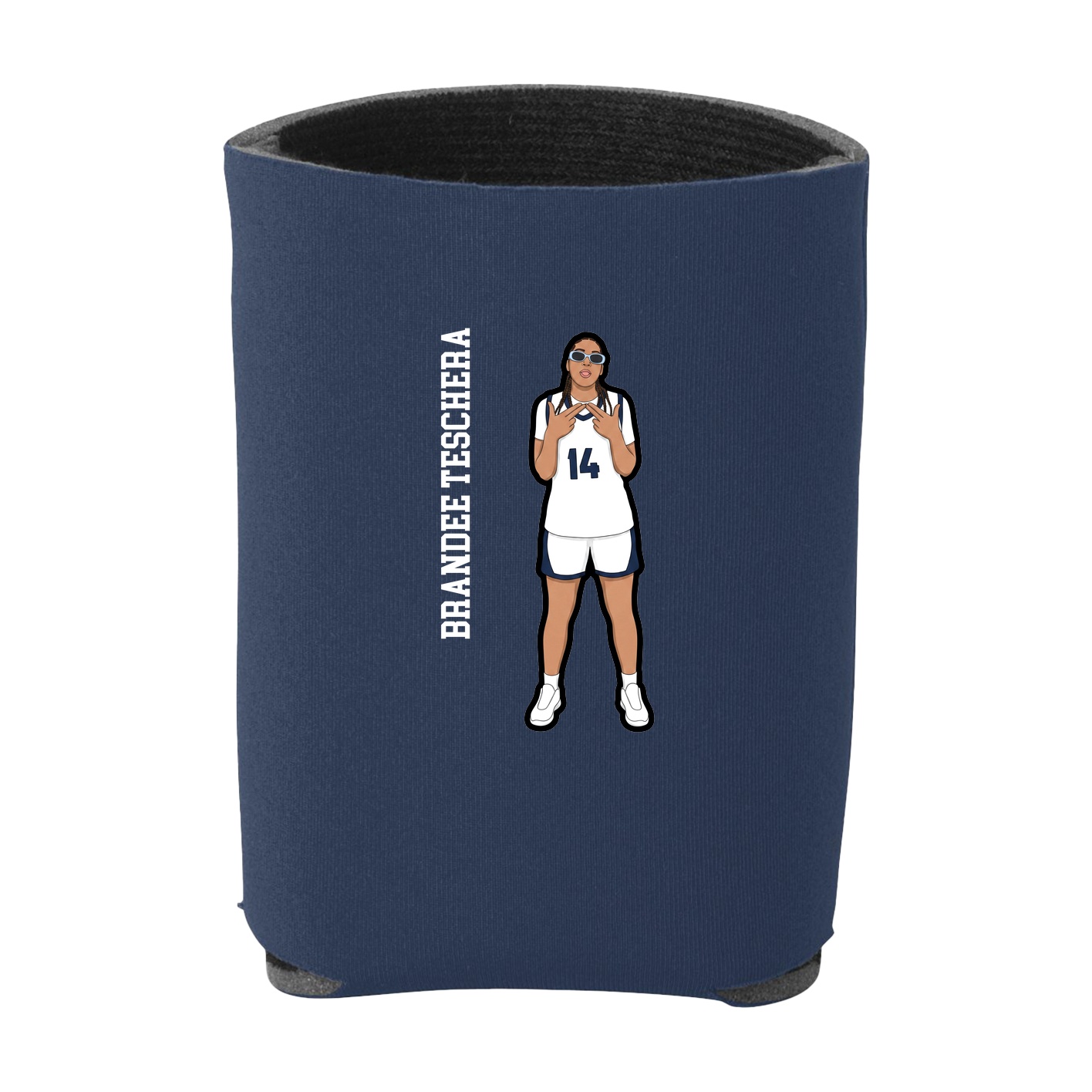 Can Holder — Name Vertical in Navy