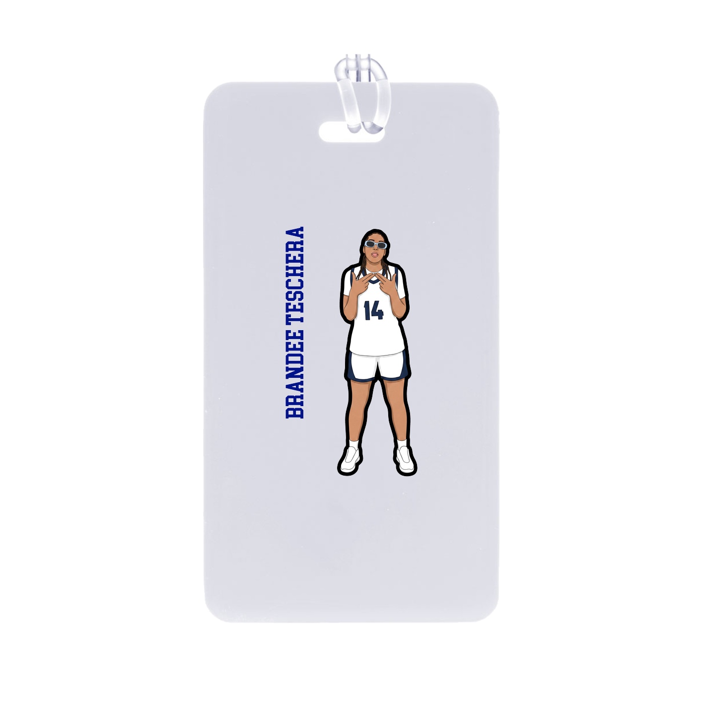 Bag Tag — Name Vertical in Classic