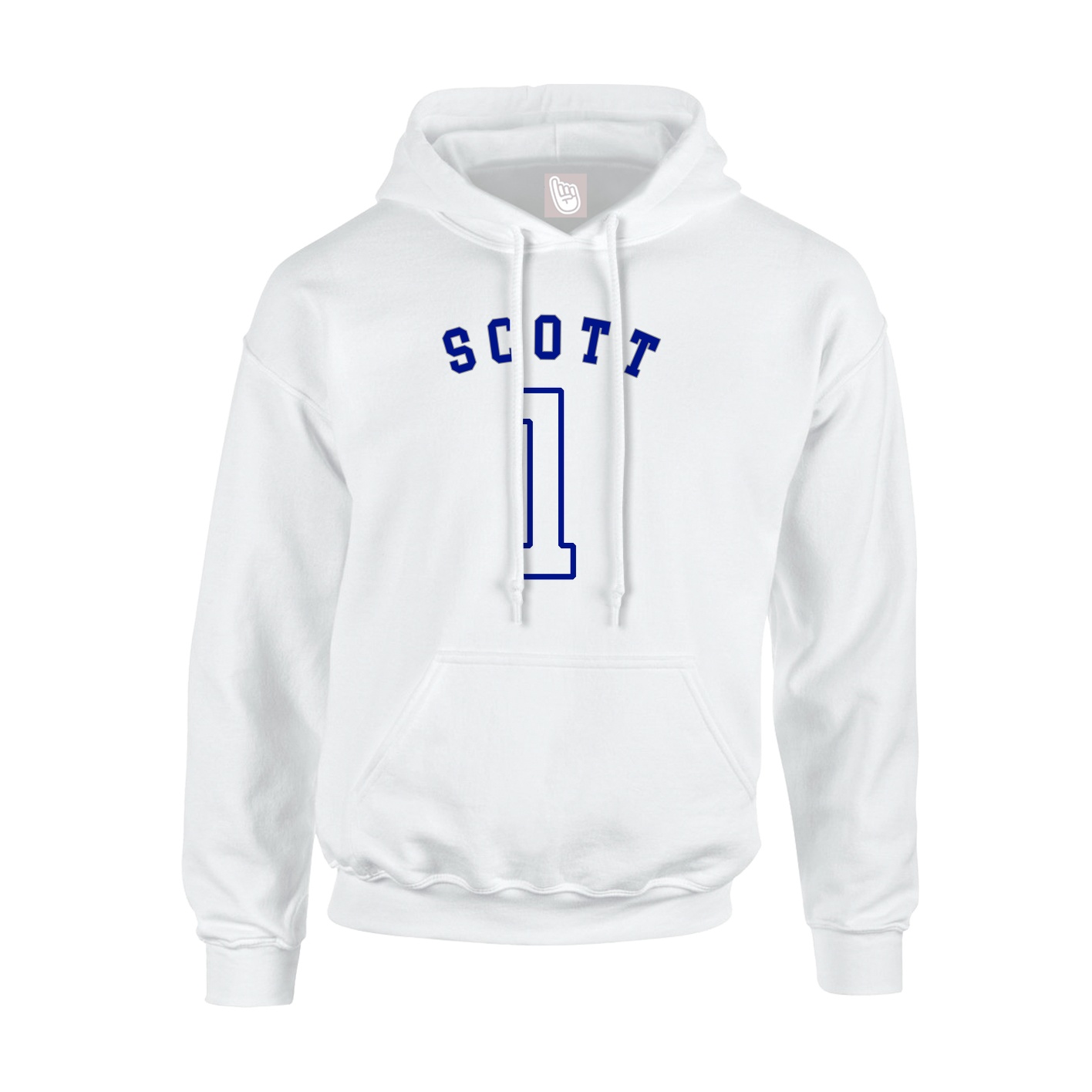 Hoodie — Shirsey Arch in White