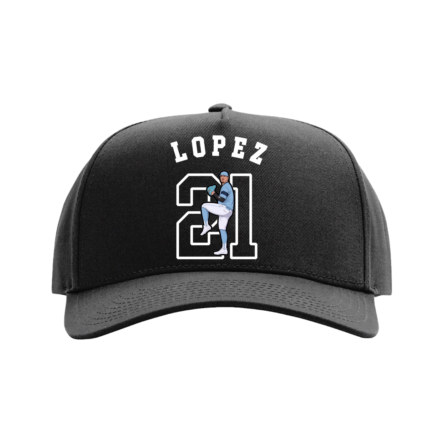 Full Fabric Five-Panel Champ Cap