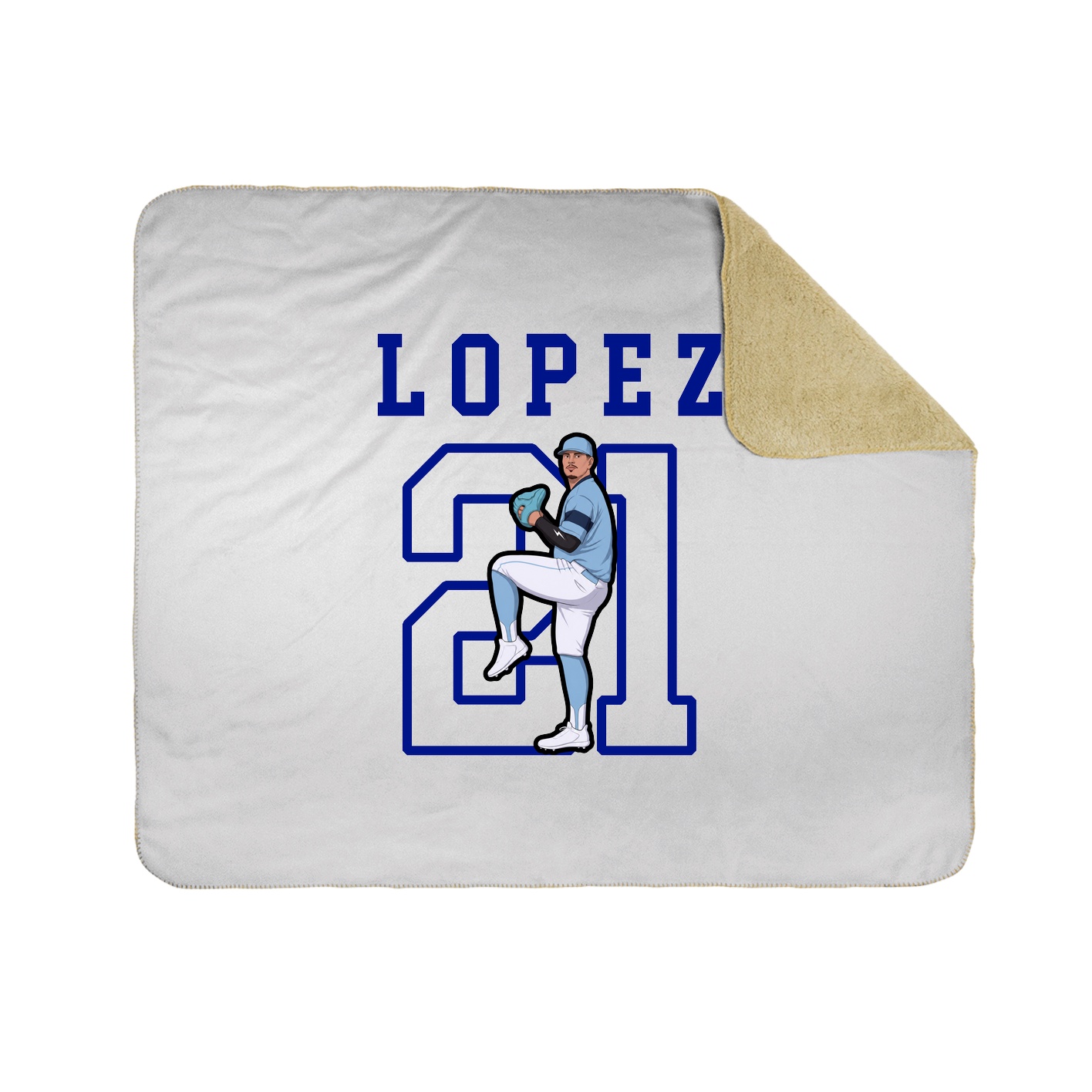 Throw Blanket — Shirsey in White