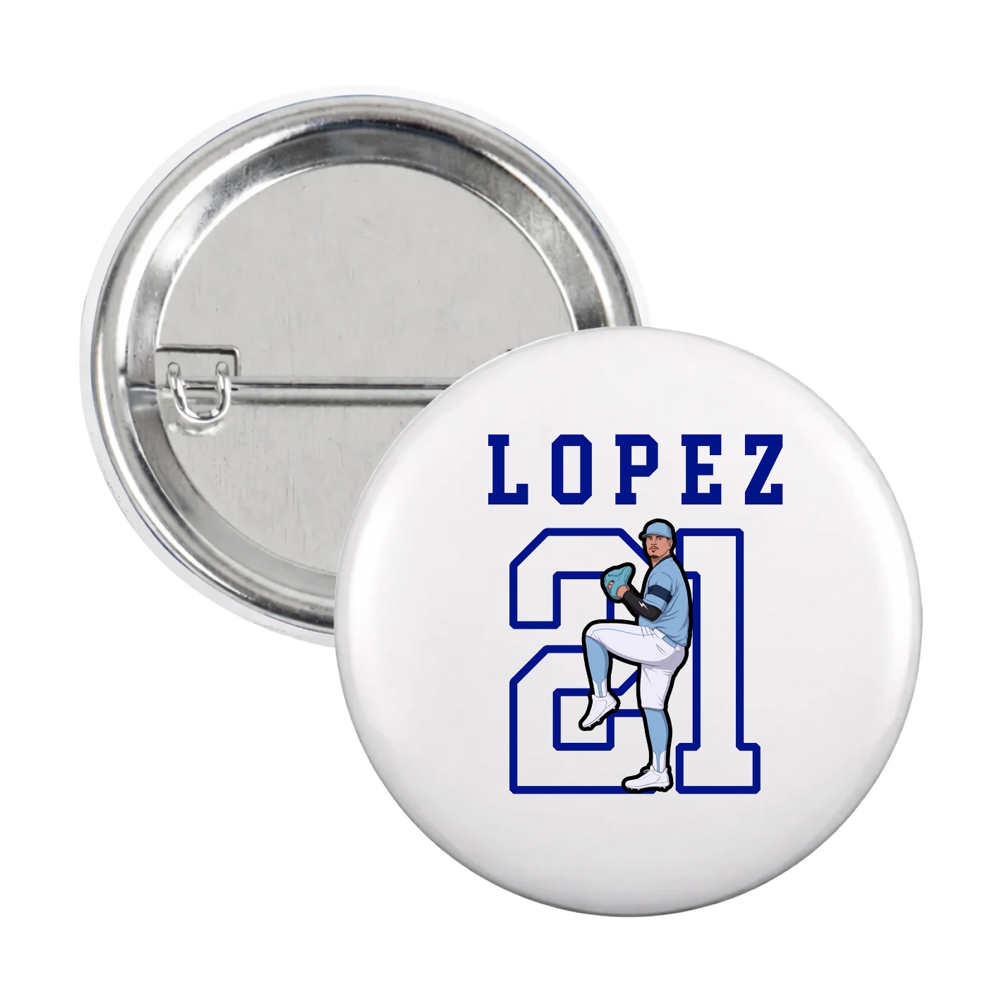 Game Day Button — Shirsey in White