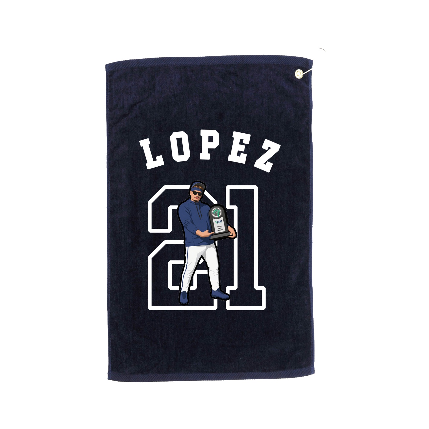 Golf Towel — Shirsey Arch in Navy