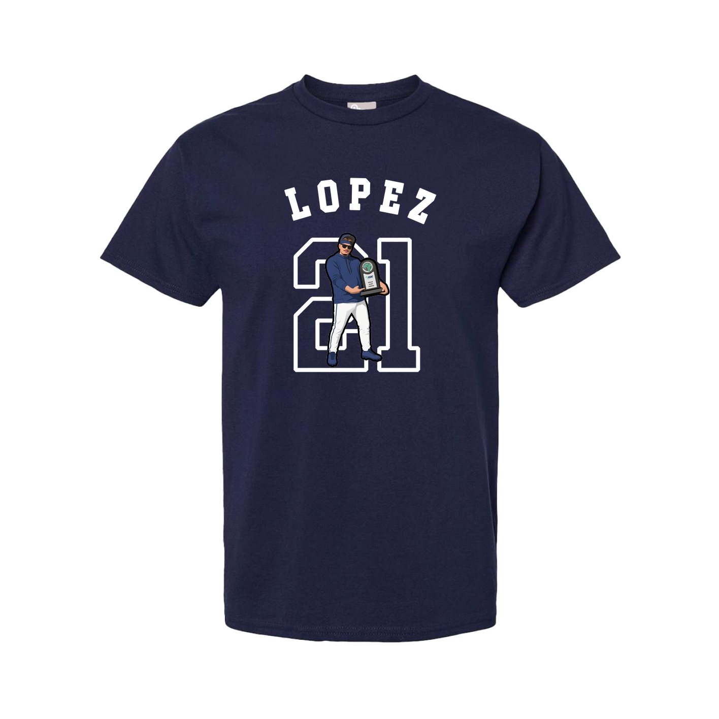 Youth Tee — Shirsey Arch in Navy