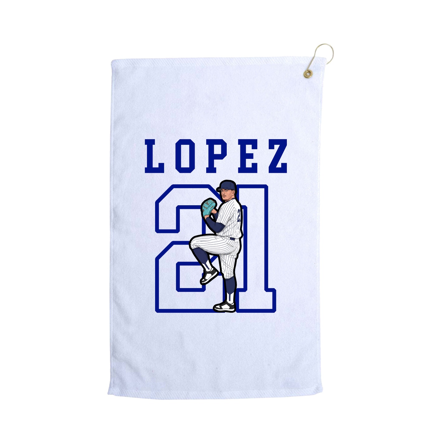 Golf Towel — Shirsey in White