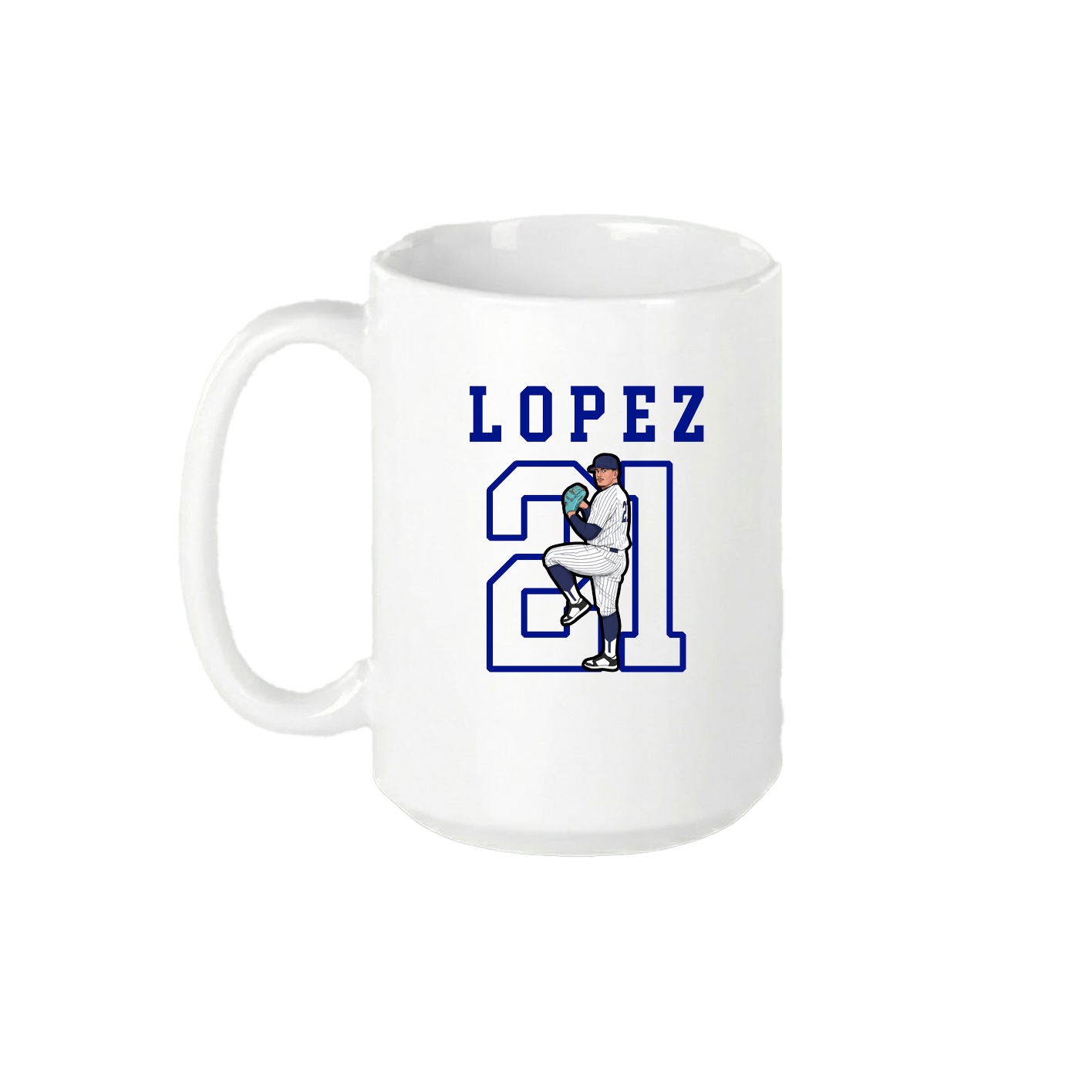 15oz Coffee Mug — Shirsey in White