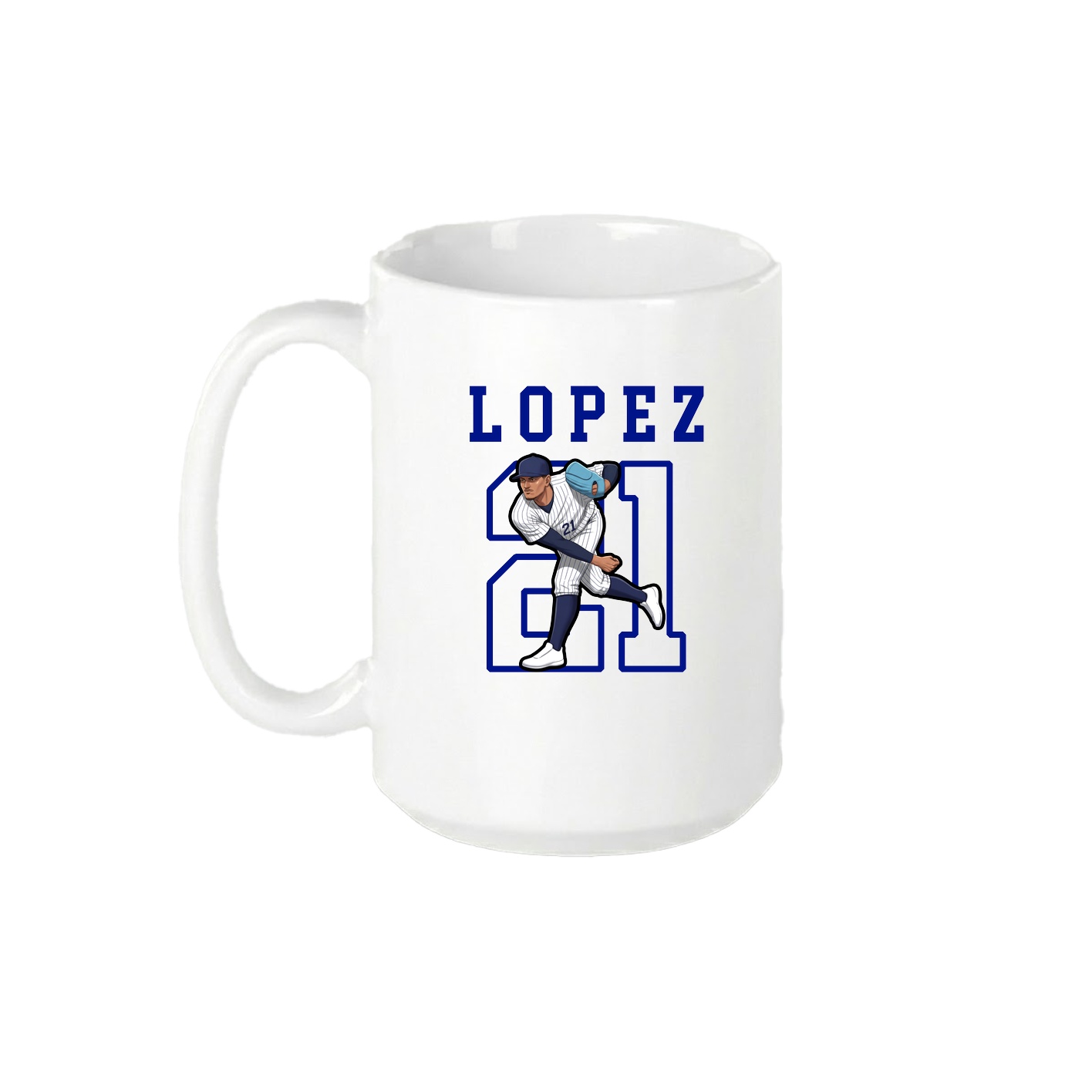 15oz Coffee Mug — Shirsey in White