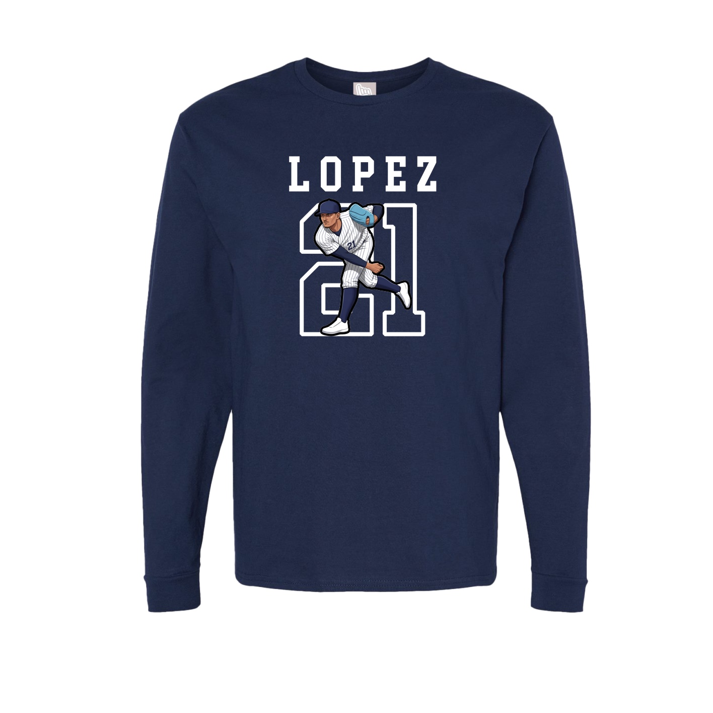 Long Sleeve Tee — Shirsey in Navy
