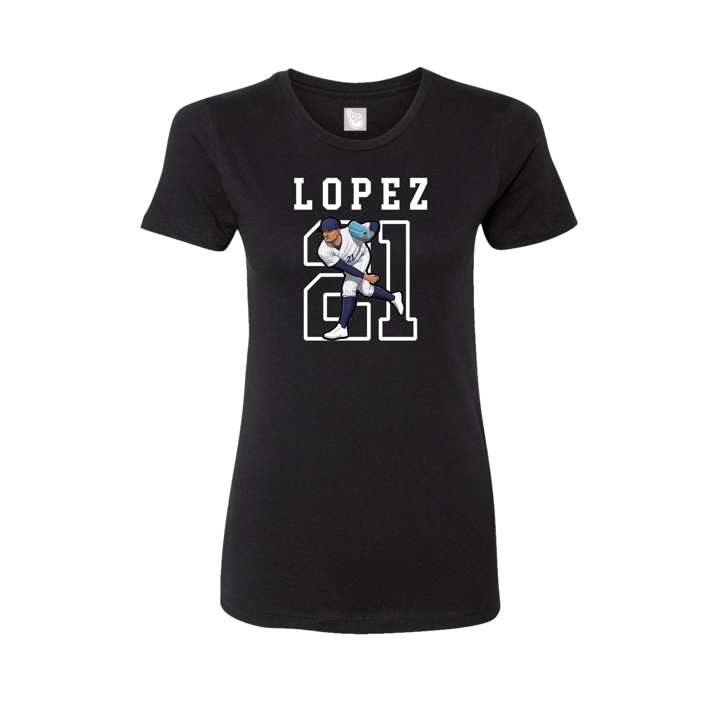 Fitted Women's Tee — Shirsey in Black