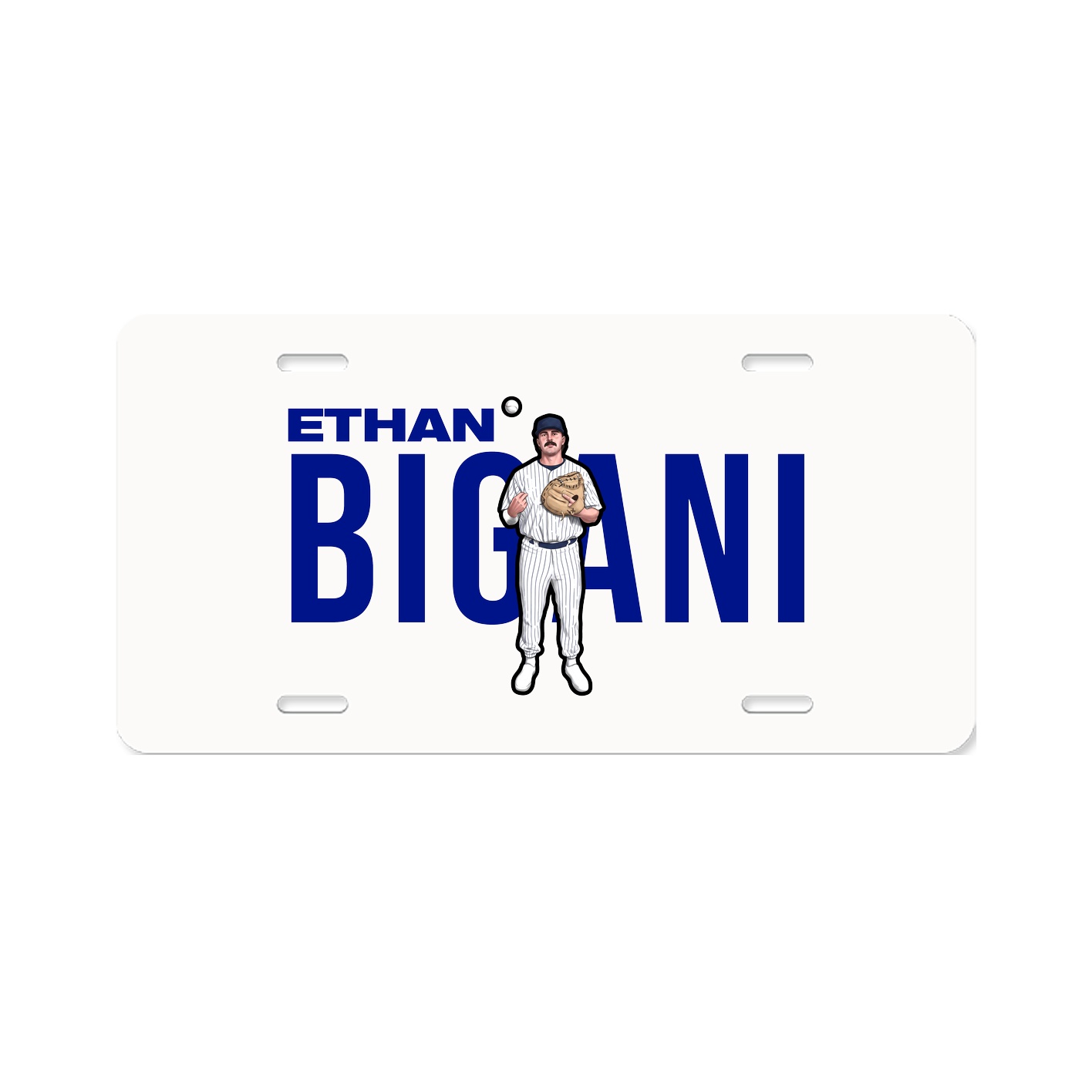 License Plate — Player Name in Classic