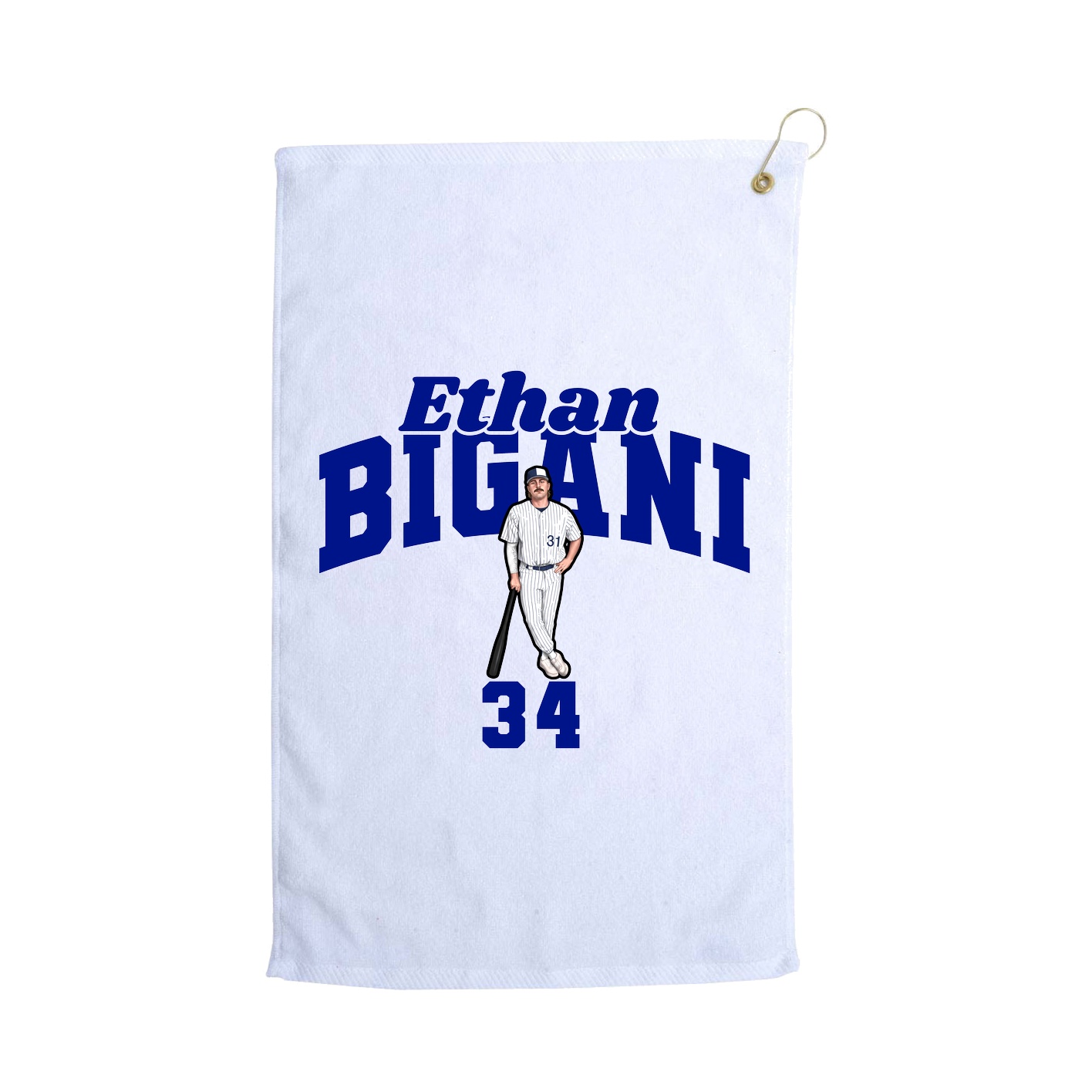 Golf Towel — Signature Arch in White