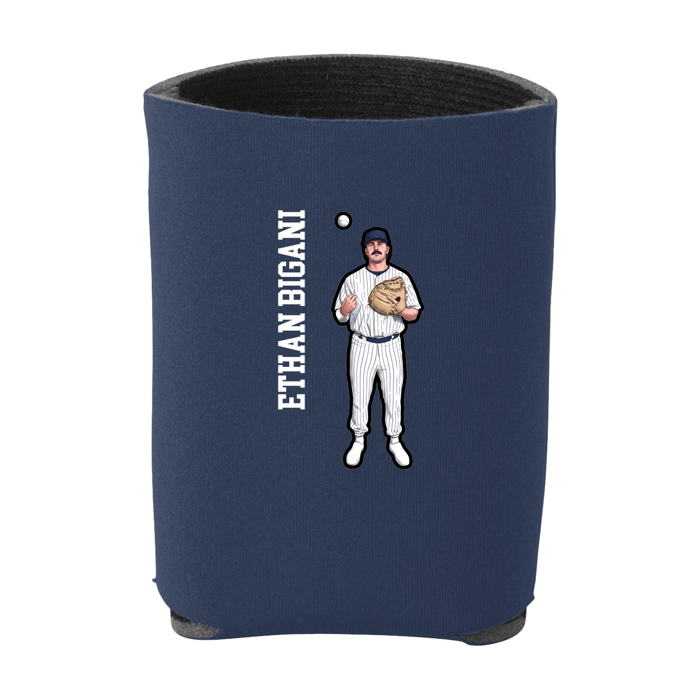 Can Holder — Name Vertical in Navy