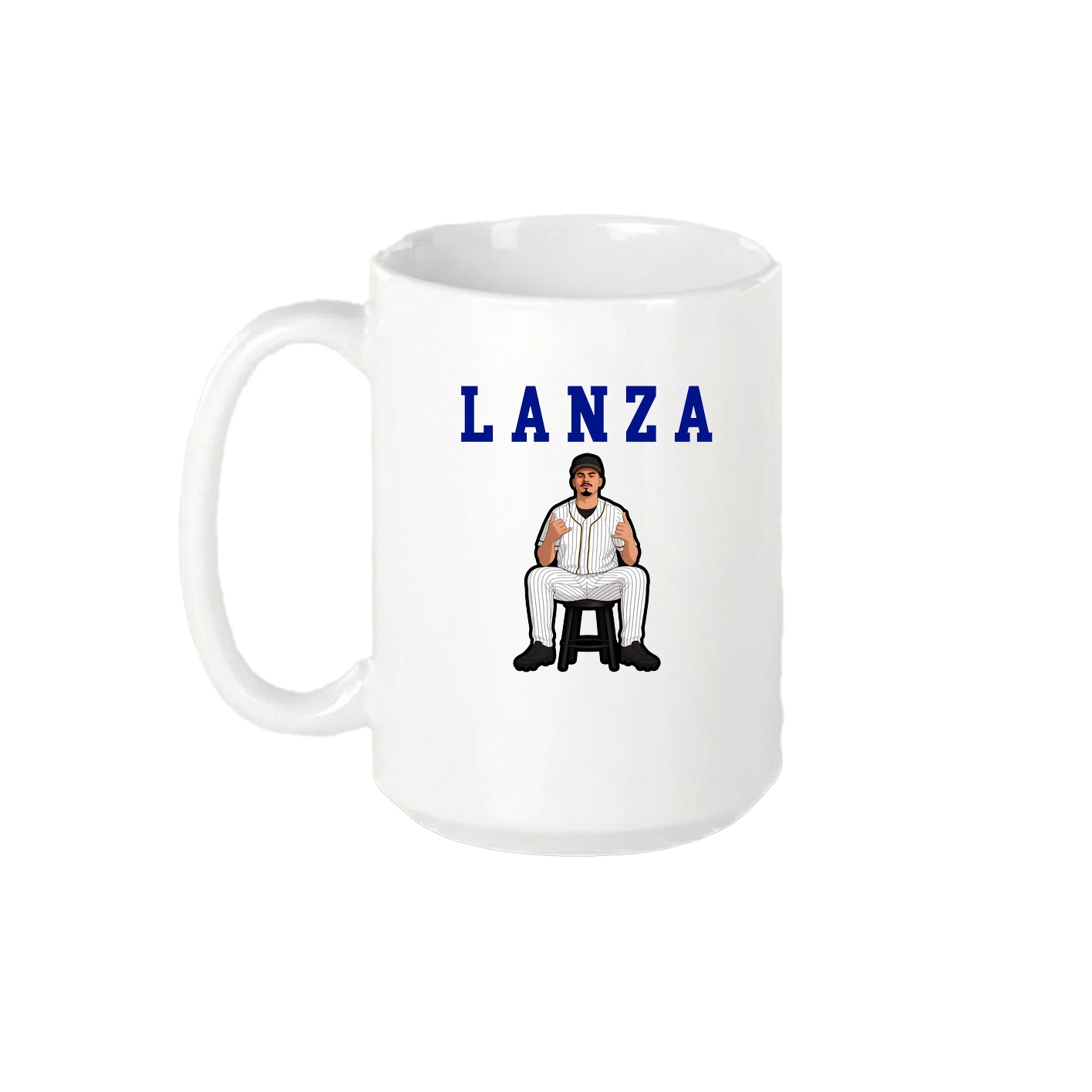 15oz Coffee Mug — Shirsey in White